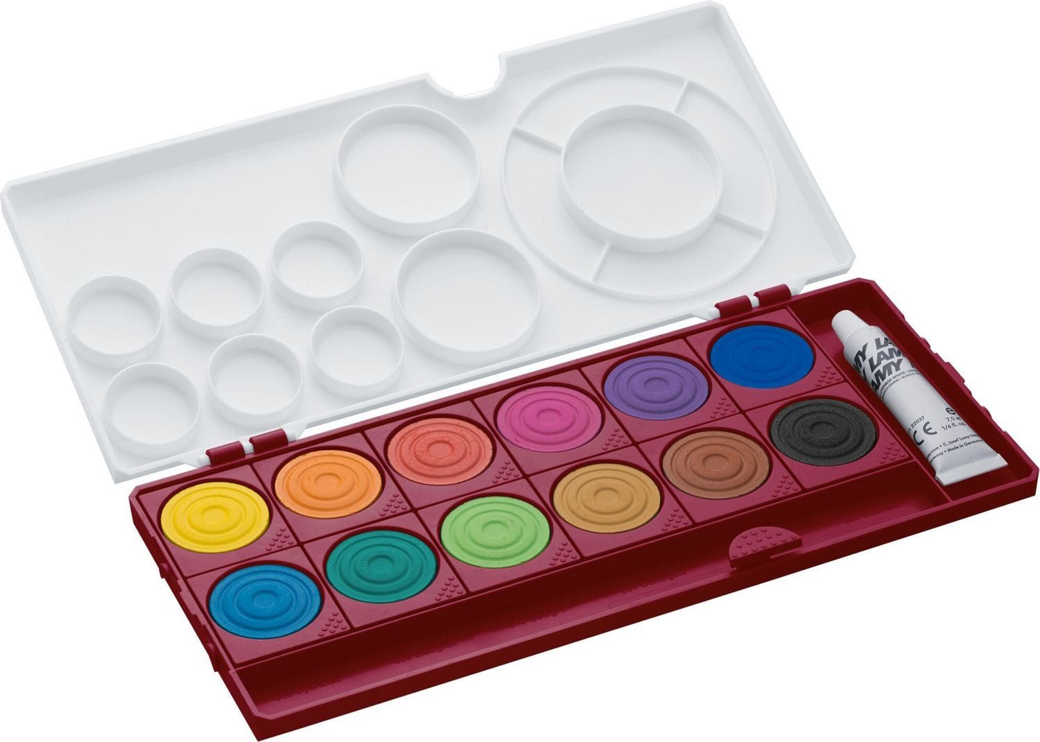 LAMY Tintenroller LAMY Malkasten Deckfarbkasten aquaplus multired, 12 Farben