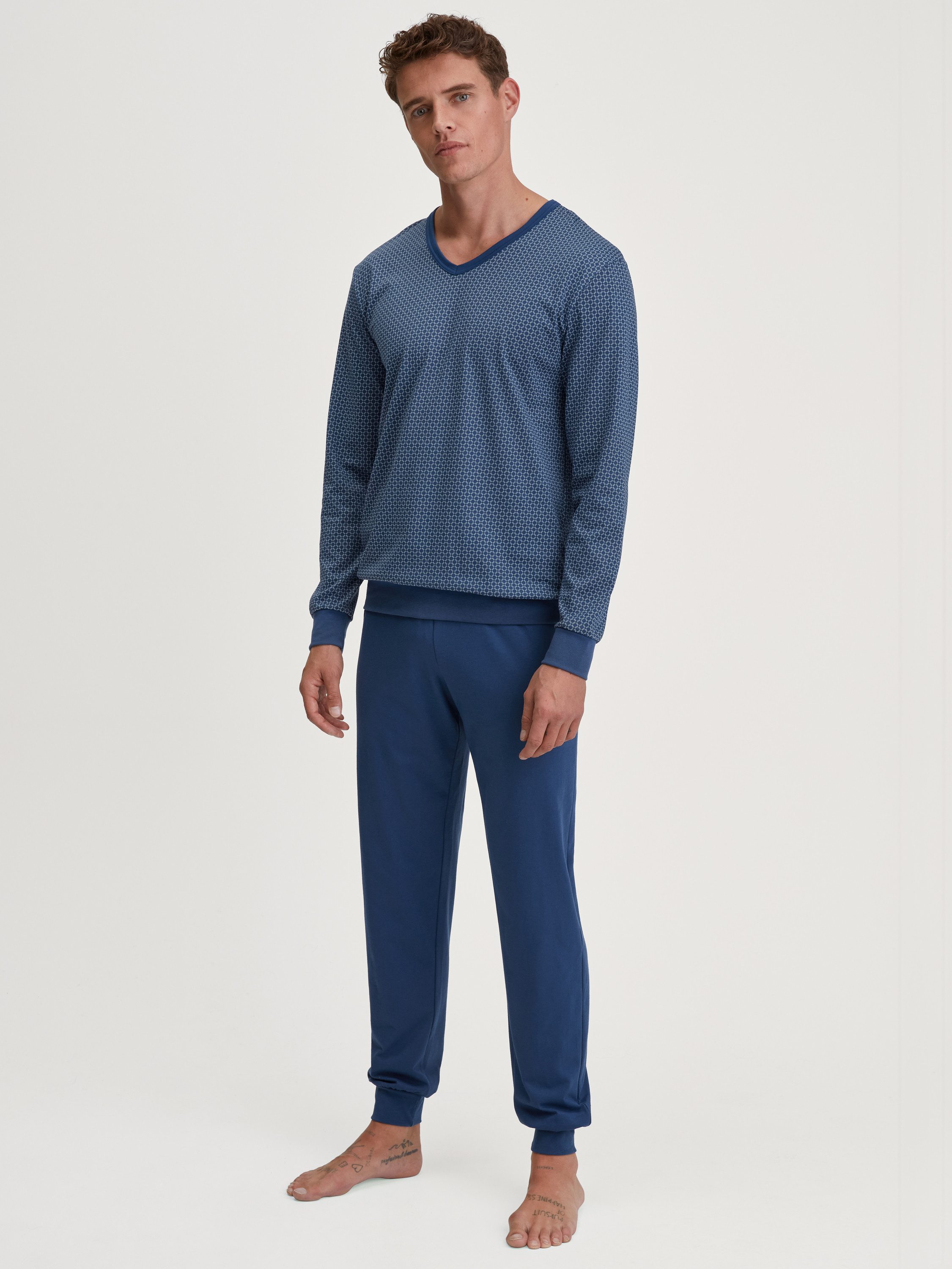 CALIDA Pyjama Cotton Special Herren (2 günstig online kaufen