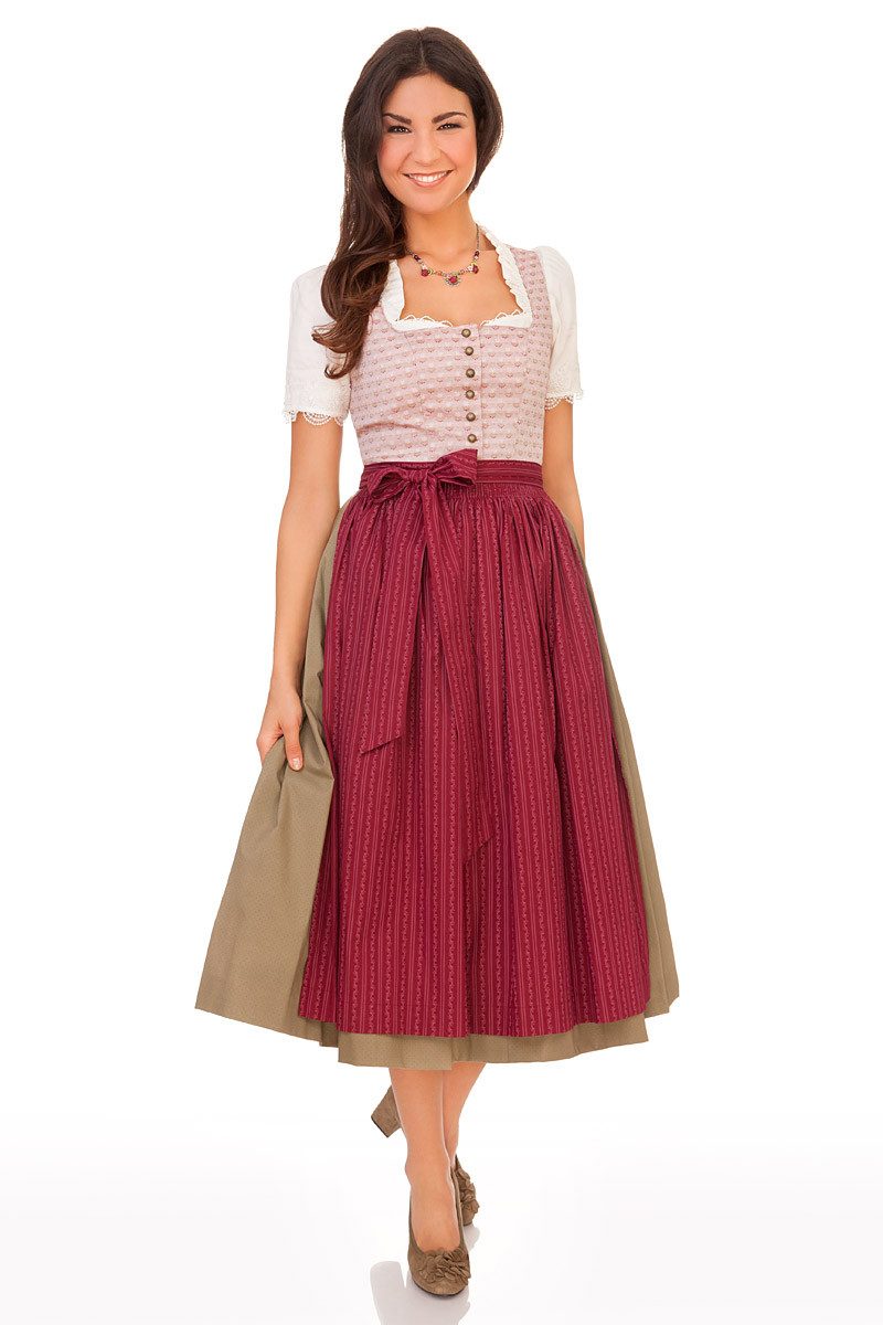 Hammerschmid Dirndl Dirndl lang 2tlg. - CHIEMSEE - rosa