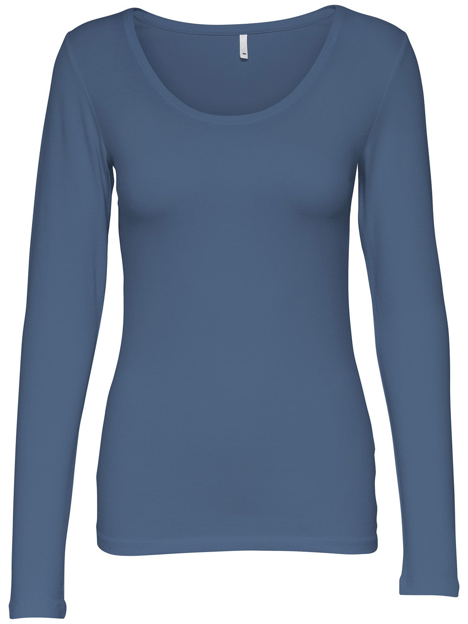 ONLY Langarmshirt Live Love NEW Longsleeve (3-tlg., 3er Pack) Figur betont, elastische Baumwollqualität