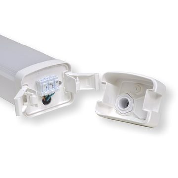 Summit LED Deckenleuchte Feuchtraumleuchte 40W IP65, 6500K (Tageslichtweiß)