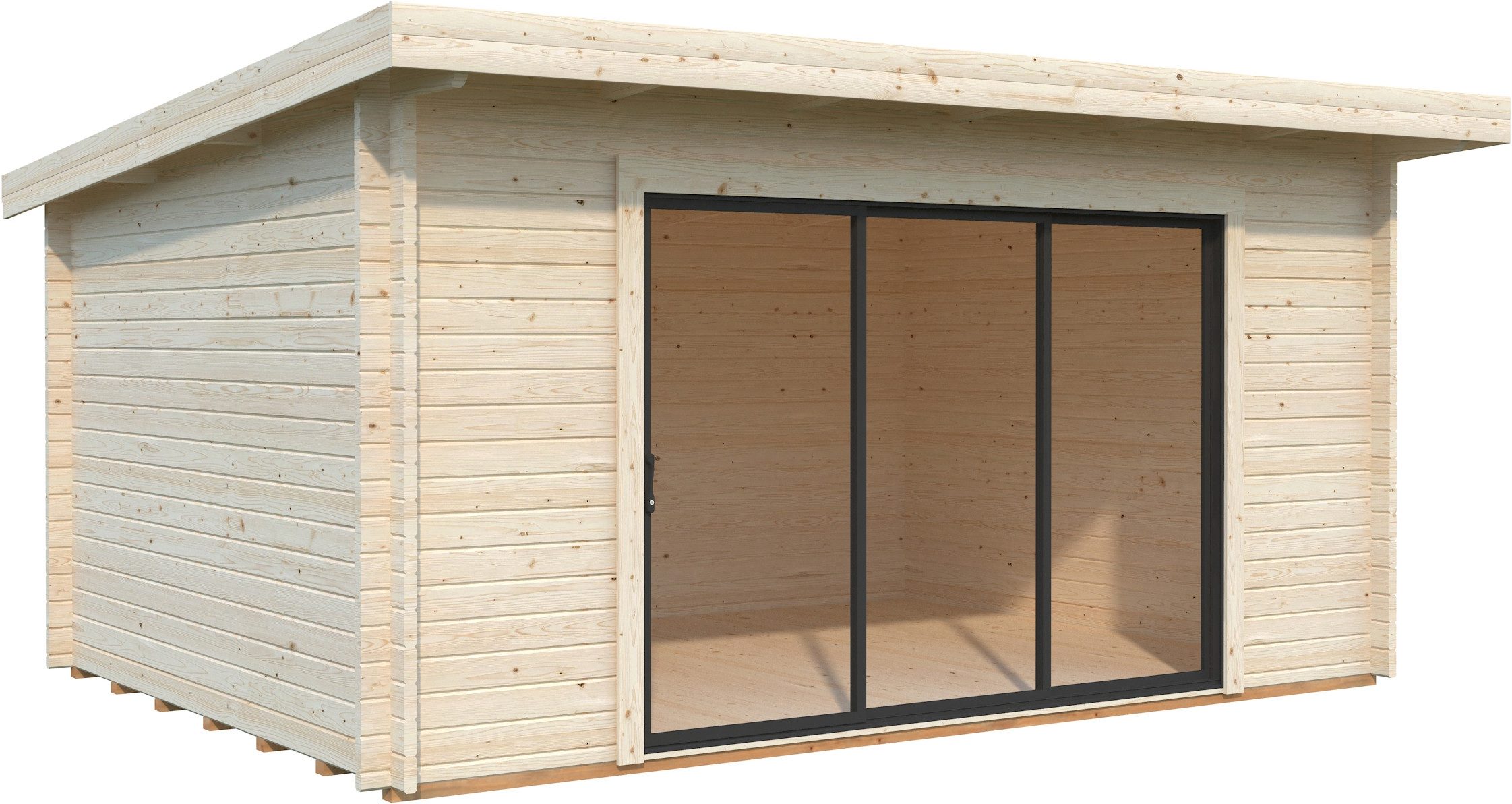 Palmako Gartenhaus Lea 14,2 m², Slide, BxT: 494x402 cm