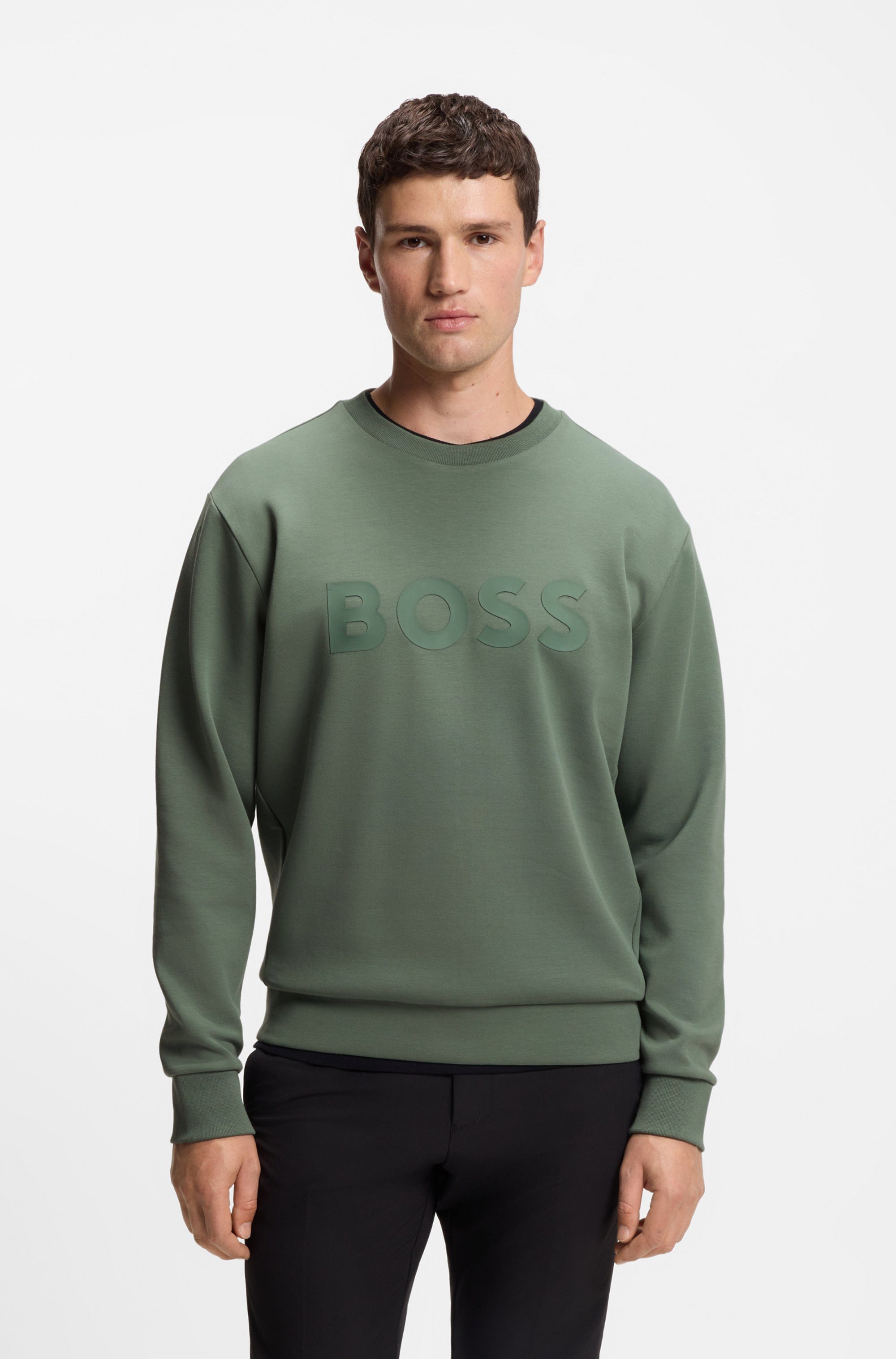 BOSS GREEN Sweatshirt Salbo mit Logodruck günstig online kaufen