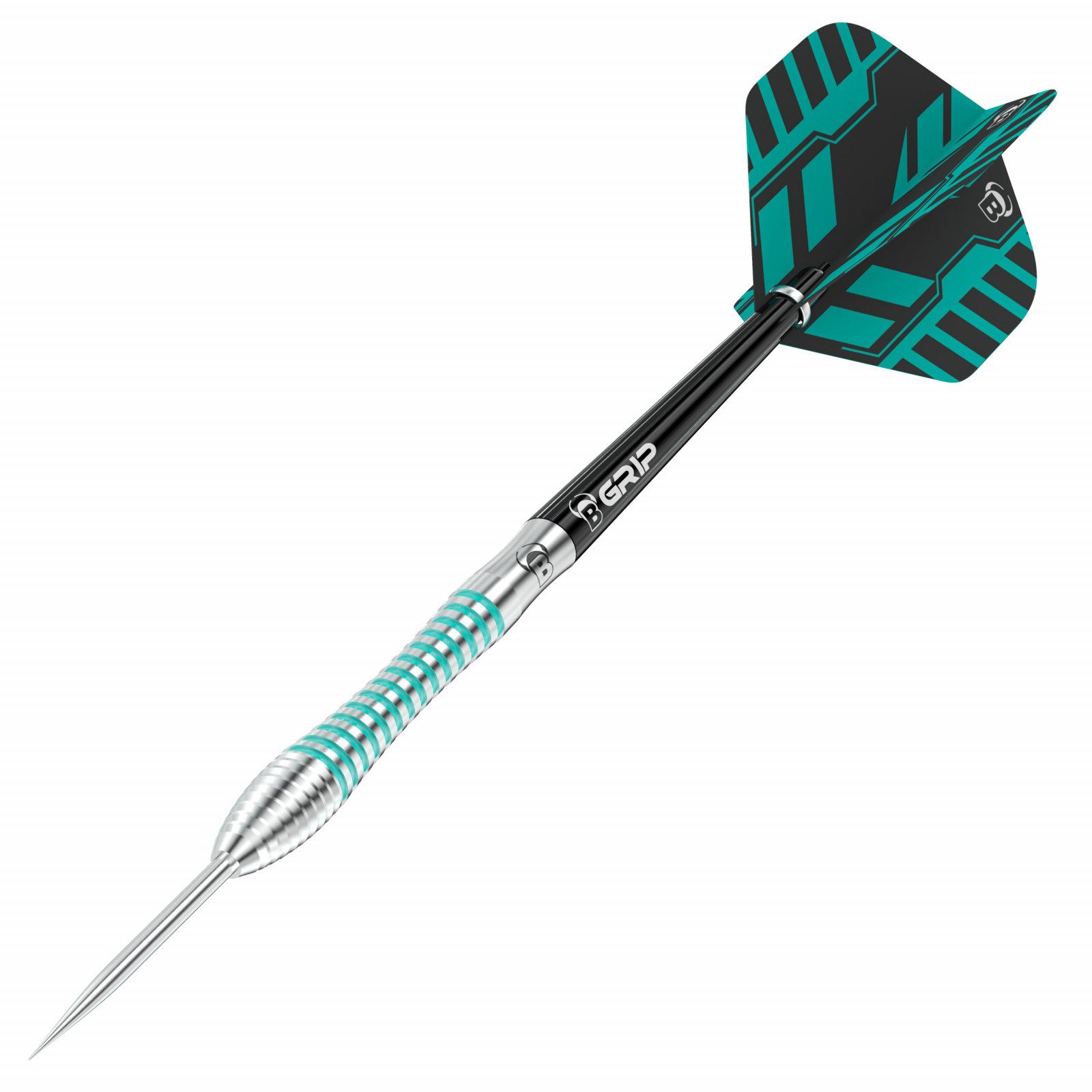 BULL'S Dartpfeil Bull´s Steeldarts, VECO V2, 90% Tungsten, 25g. Grün, silber