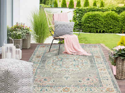 Teppich »the carpet Palma robuster Teppich, Flachgewebe, modernes Design«, the carpet, Rechteck