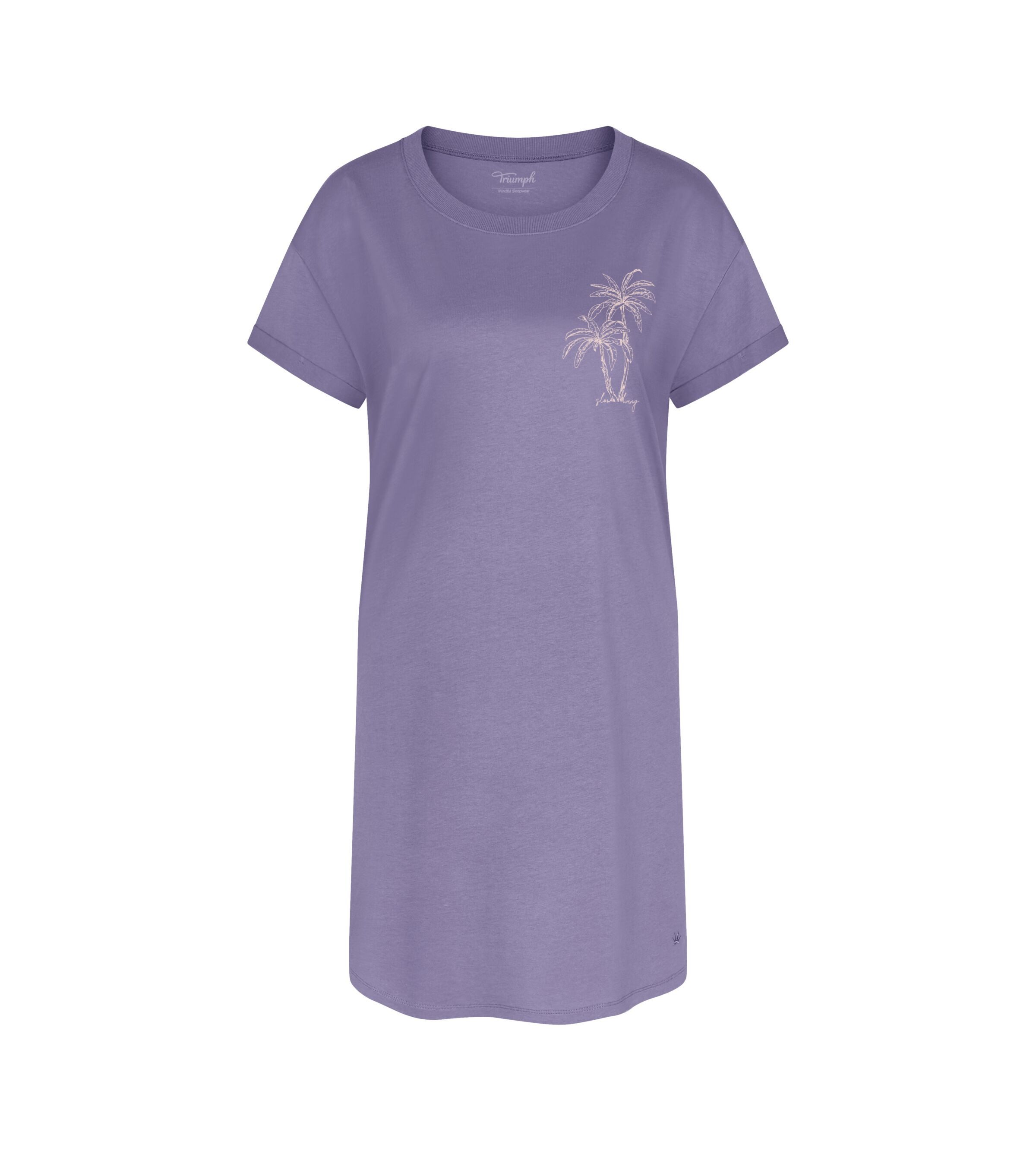 Triumph Nachthemd Nightdresses NDK X weich, atmungsaktiv, gerippter Rundhal günstig online kaufen