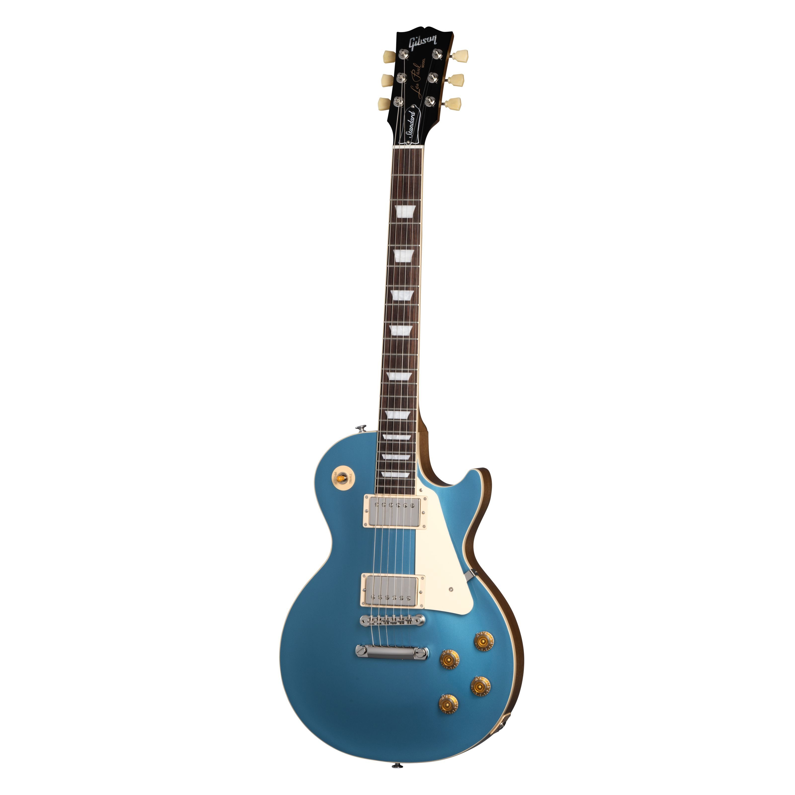 Gibson E-Gitarre, Электрогитары, Single Cut Modelle, Les Paul Standard '50s Plain Pelham Blue Top - Single Cut E-Gitarre