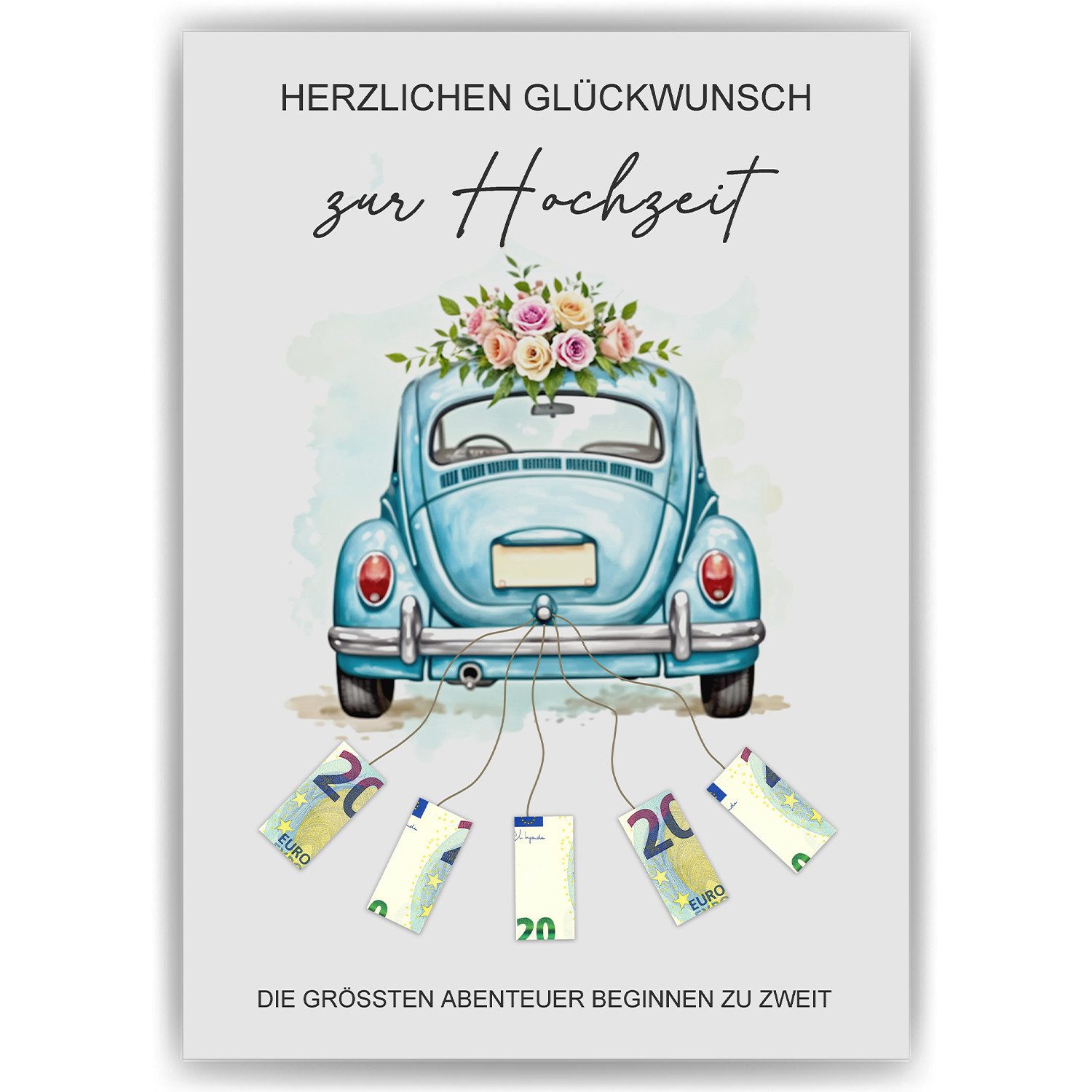 Tigerlino Poster Geldgeschenk Hochzeit Brautpaar Hochzeitsgeschenk Geld