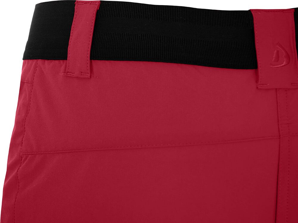 Bergson Outdoorhose VIDAA COMFORT Bermuda Damen Wandershorts, leicht, strapazierfähig, Normalgrößen, rot – Bild 4 von 4