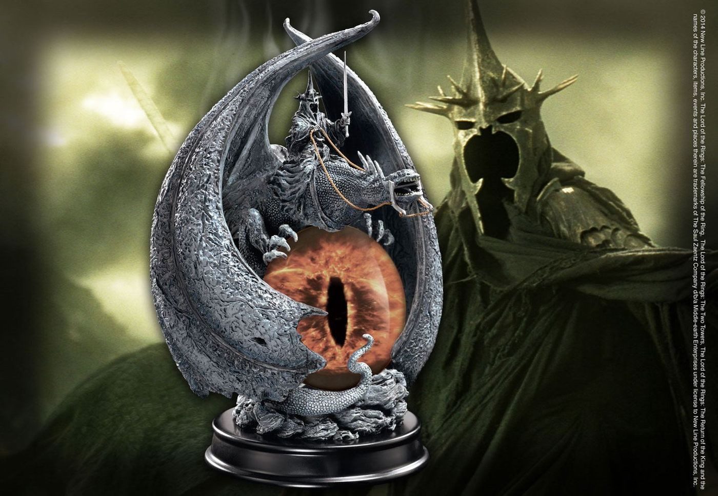 Noble Collection Merchandise-Figur Herr der Ringe Statue Die Wut des Hexenkönigs 20 cm