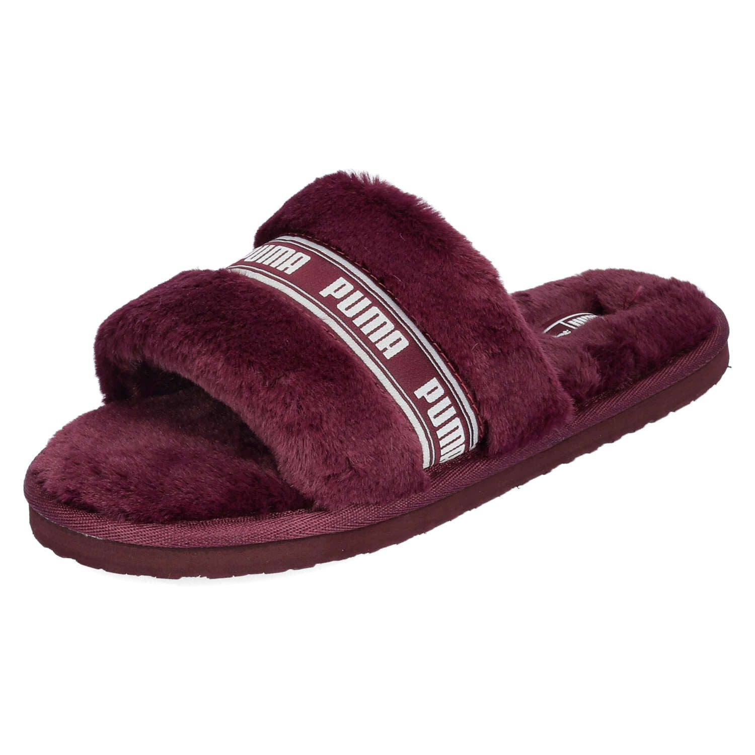 Puma Fluff Dark Jasper-Warm White Slipper