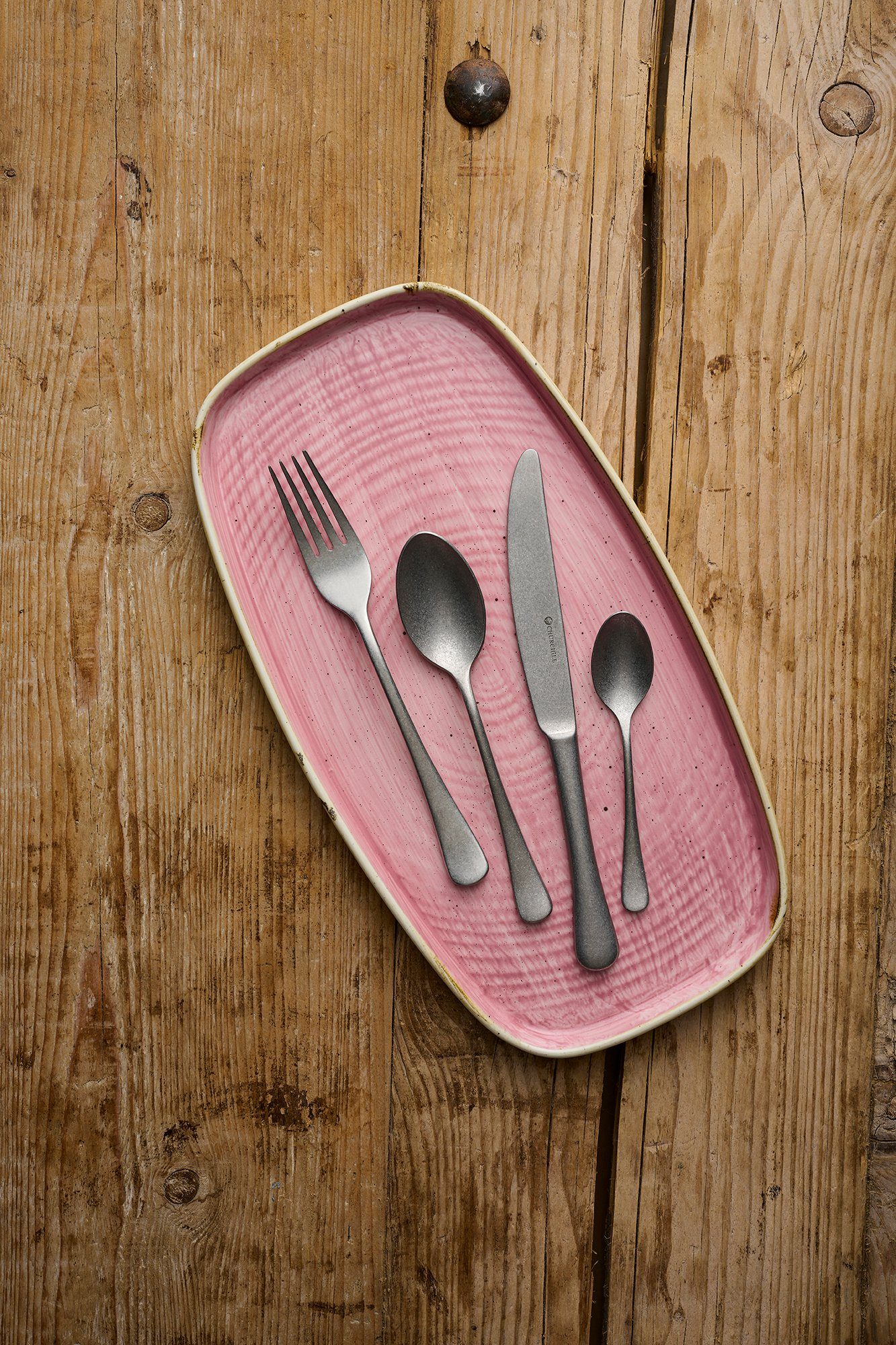 Churchill Besteck-Set Besteck Tanner Vintage Tanner Vintage Edelstahl Dessertgabel, 12 Personen, Edelstahl