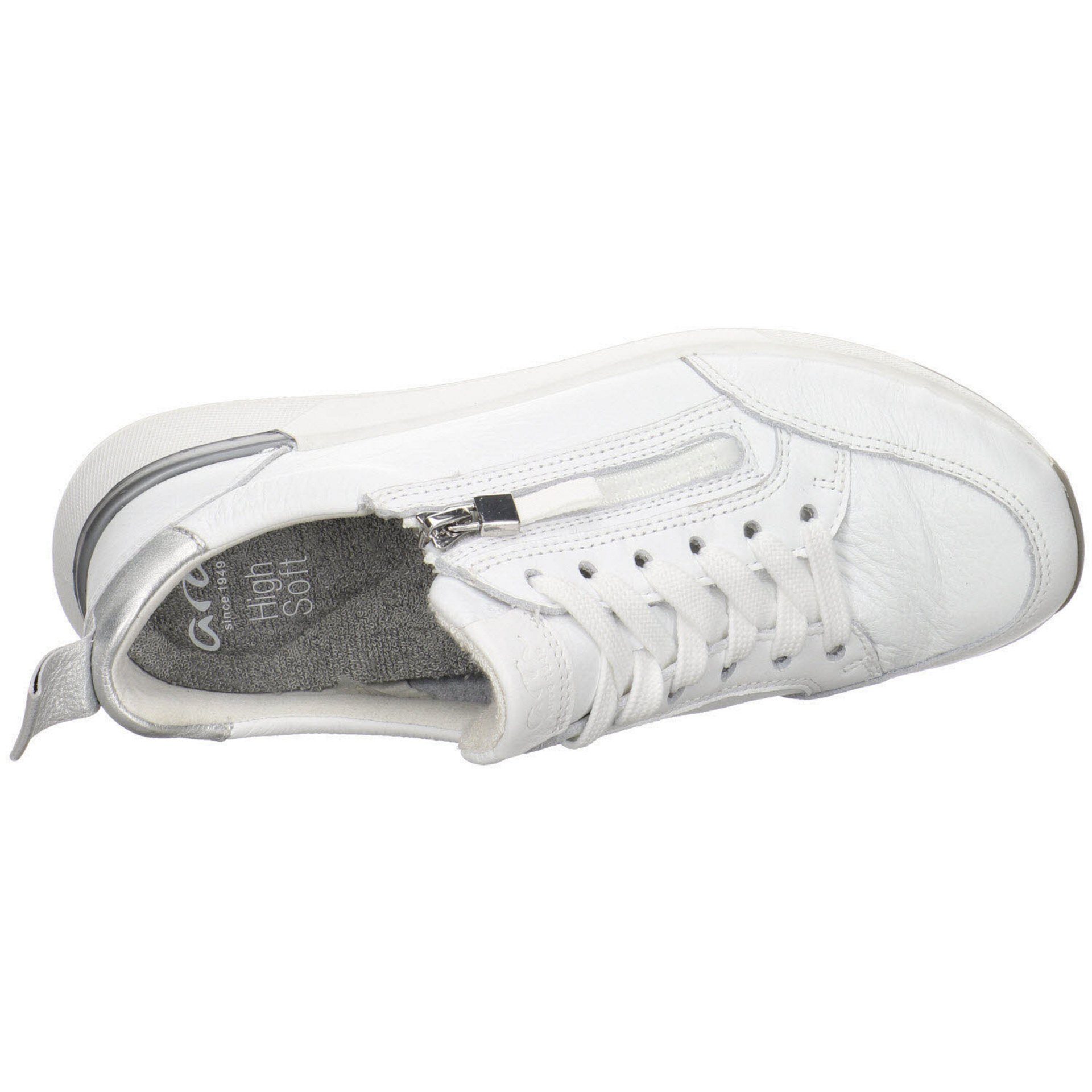 Ara Sneaker Schuhe Venice Sneaker Glattleder Damen WEISS,SILBER Sneaker