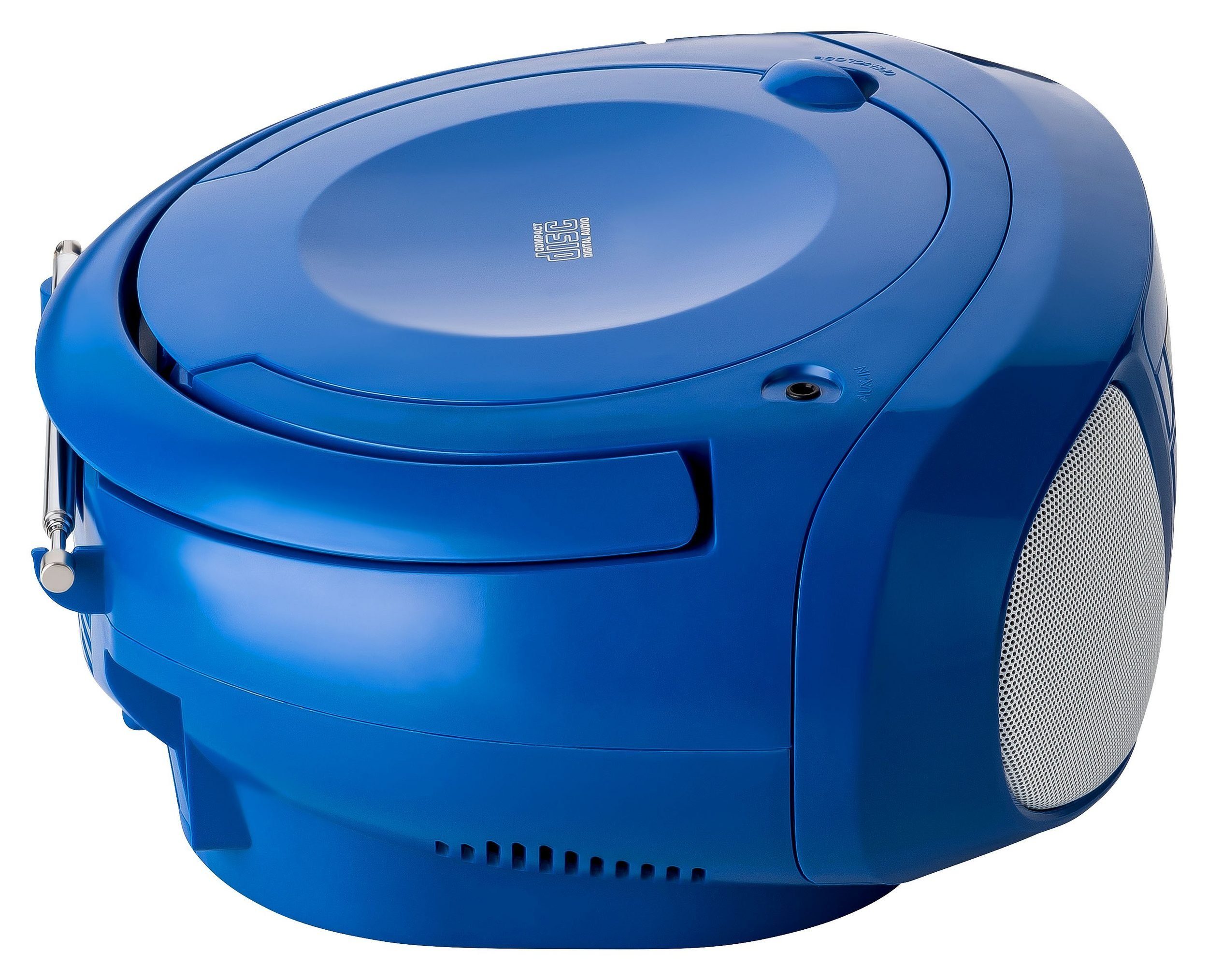 Reflexion CDR614 Stereo 20 Programmier-Funktion CD-Player (CD: Boombox PLL (UKW Radio, Tracks) Radio, 16,00 mit blau W