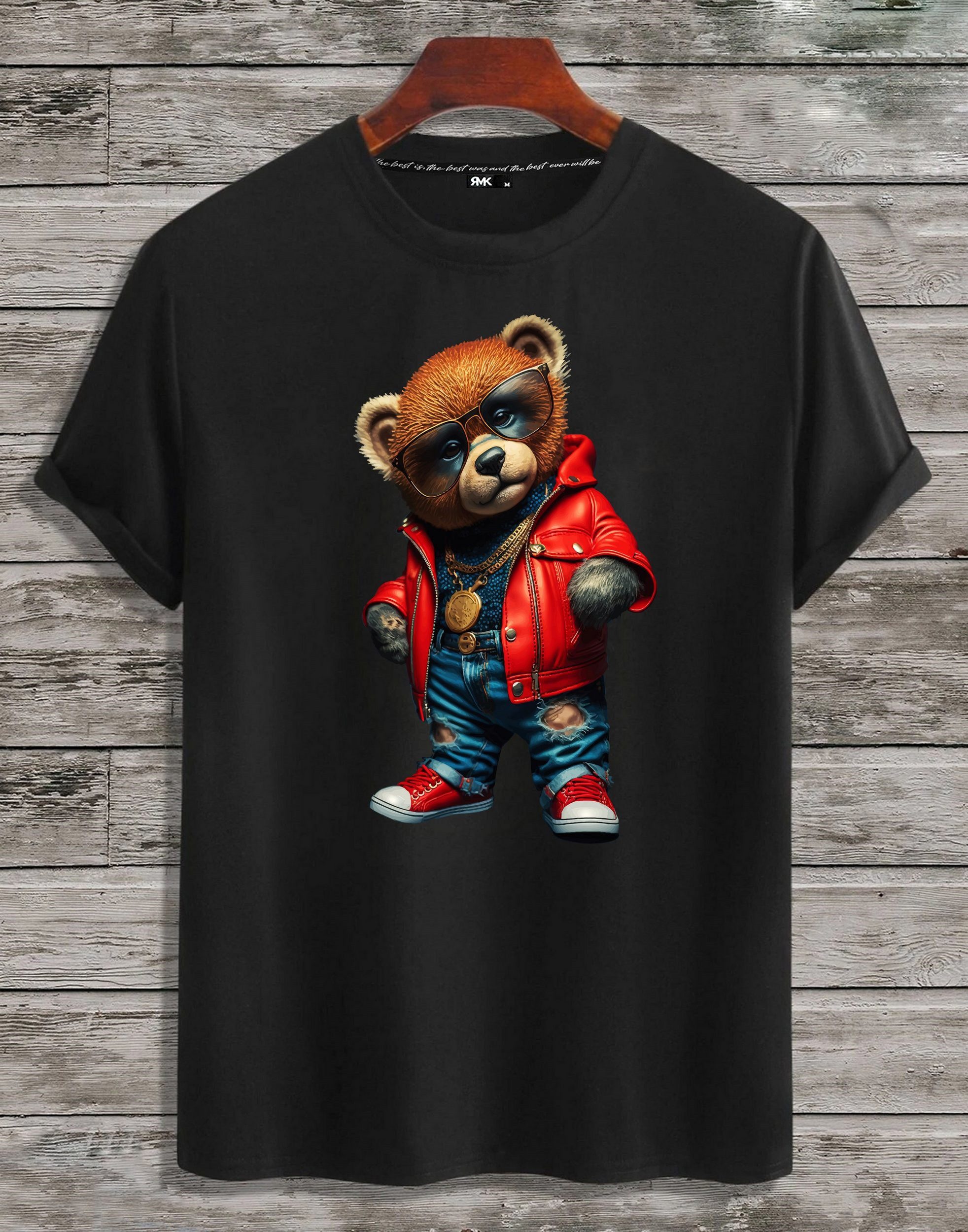 RMK T-Shirt Herren Shirt Sommer Teddybär günstig online kaufen