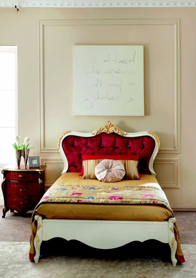 Xlmoebel Bett Luxuriöses Doppelbett im Barock-Stil mit klassischem Design (Bett-5439), Hergestellt in Europa