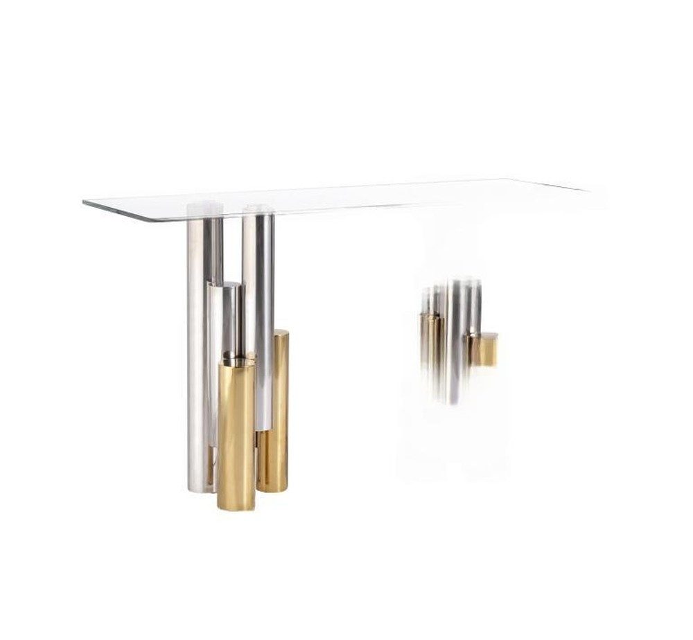 JVmoebel Konsolentisch Moderne Glas-Kommode für das Wohnzimmer als Konsolentisch (1-St., Konsolentisch), Made in Europa