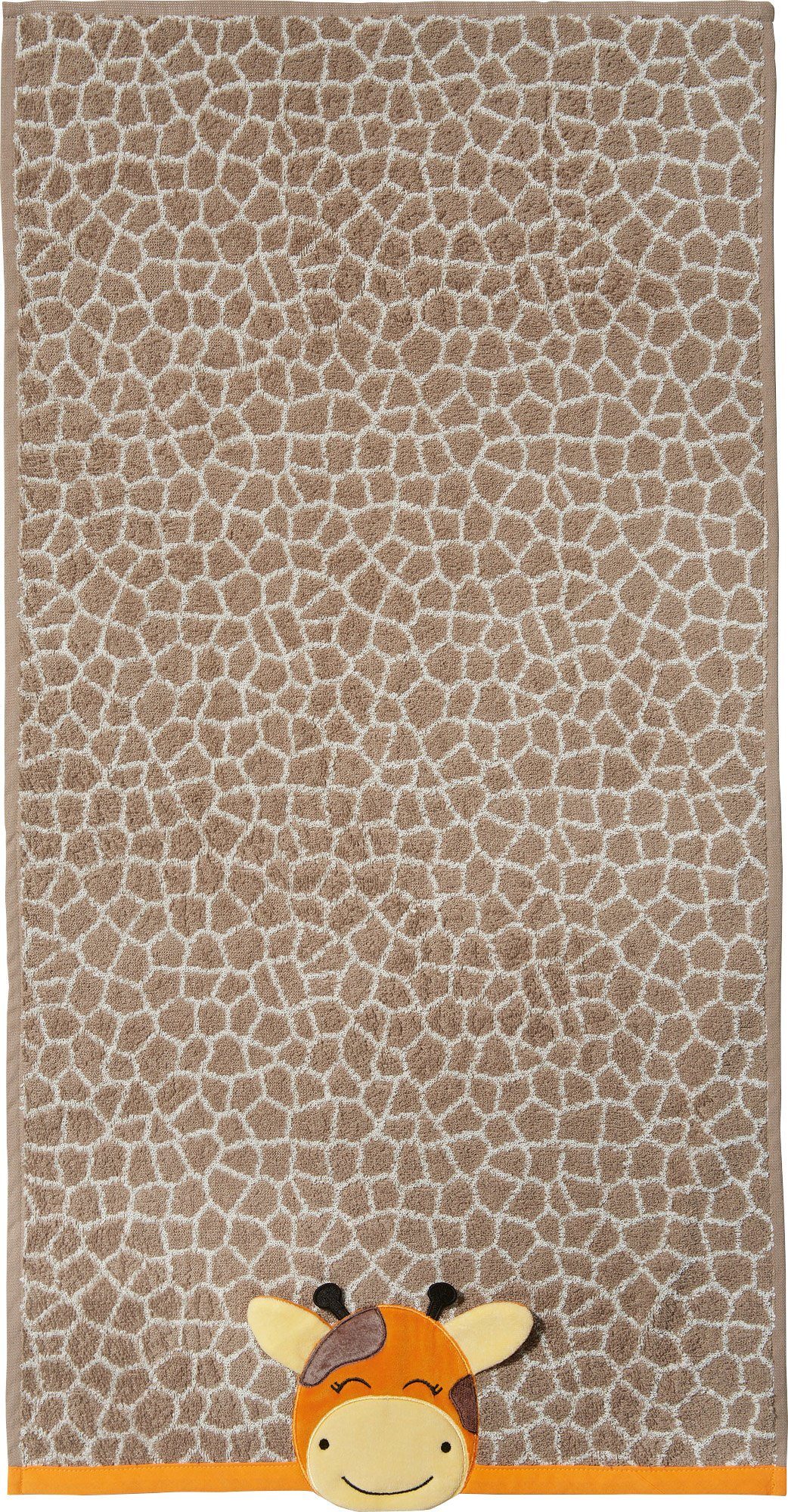 Erwin Müller Badetuch Kinder-Badetuch "Giraffe", Walk-Frottier gemustert günstig online kaufen