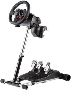 Logitech G29 für PS & PC inkl Schalthebel + Wheel Stand Pro Deluxe V2 Controller-Halterung, (Logitech G29 + Schalthebel + Wheel Stand Pro Deluxe V2 Halterung, Kompatibel mit Logitech G29, G920, G923, G25 und G27)