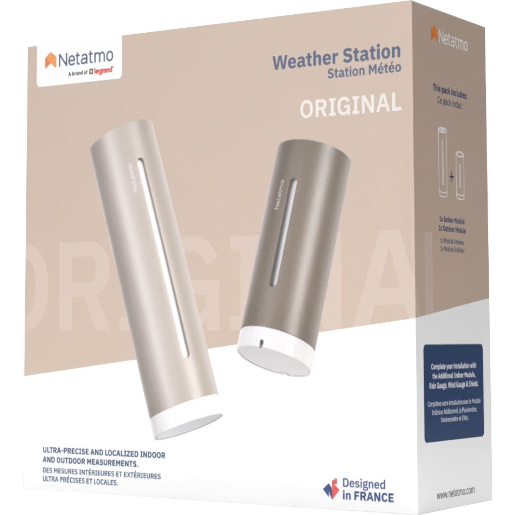 Netatmo NETATMO Wetterstation NWS-S-EC, 2te Generation Wetterstation