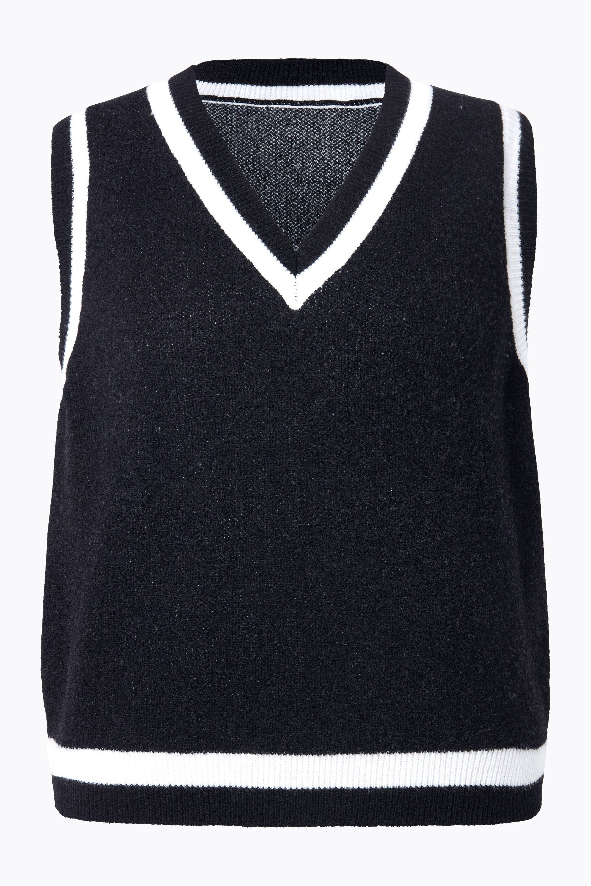 Angel of Style Strickpullover Pullunder Loose Fit Leo-Totenkopf günstig online kaufen