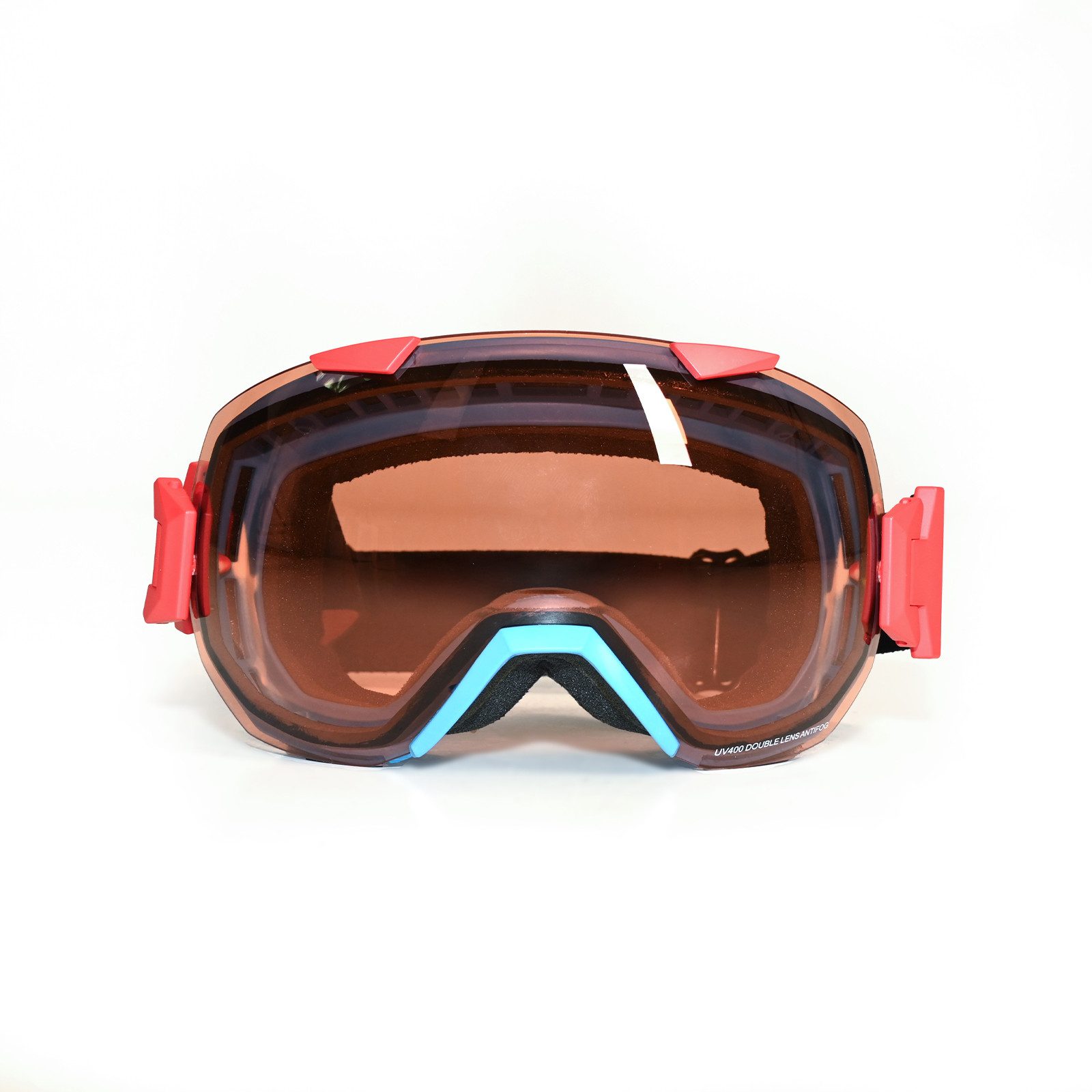 F2 Snowboardbrille FTWO Snowboard Brille Ride Sondermodell One Size Rot