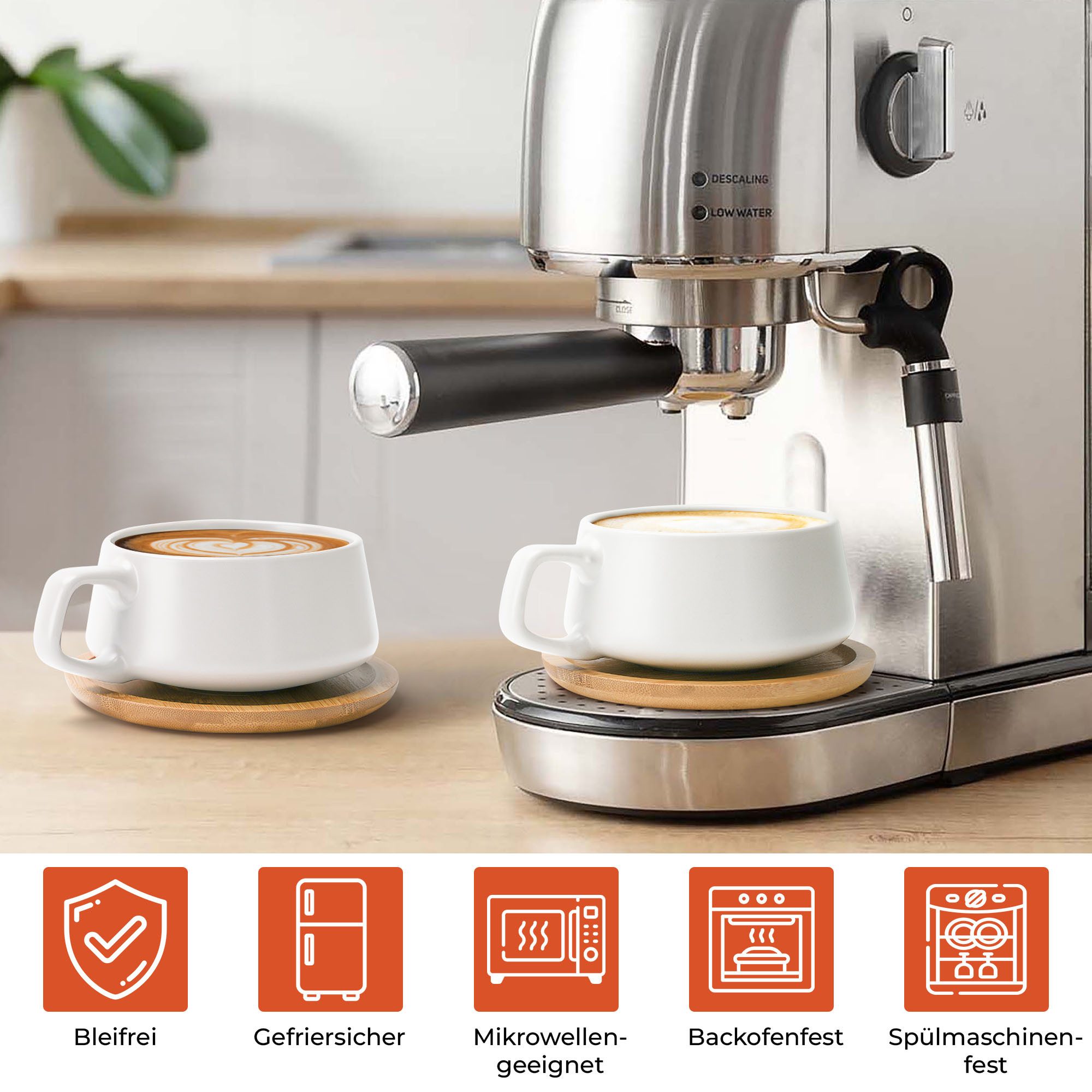 MiaMio Cappuccinotasse Cappuccino Cups (Luxe Collection) – Bild 4 von 5