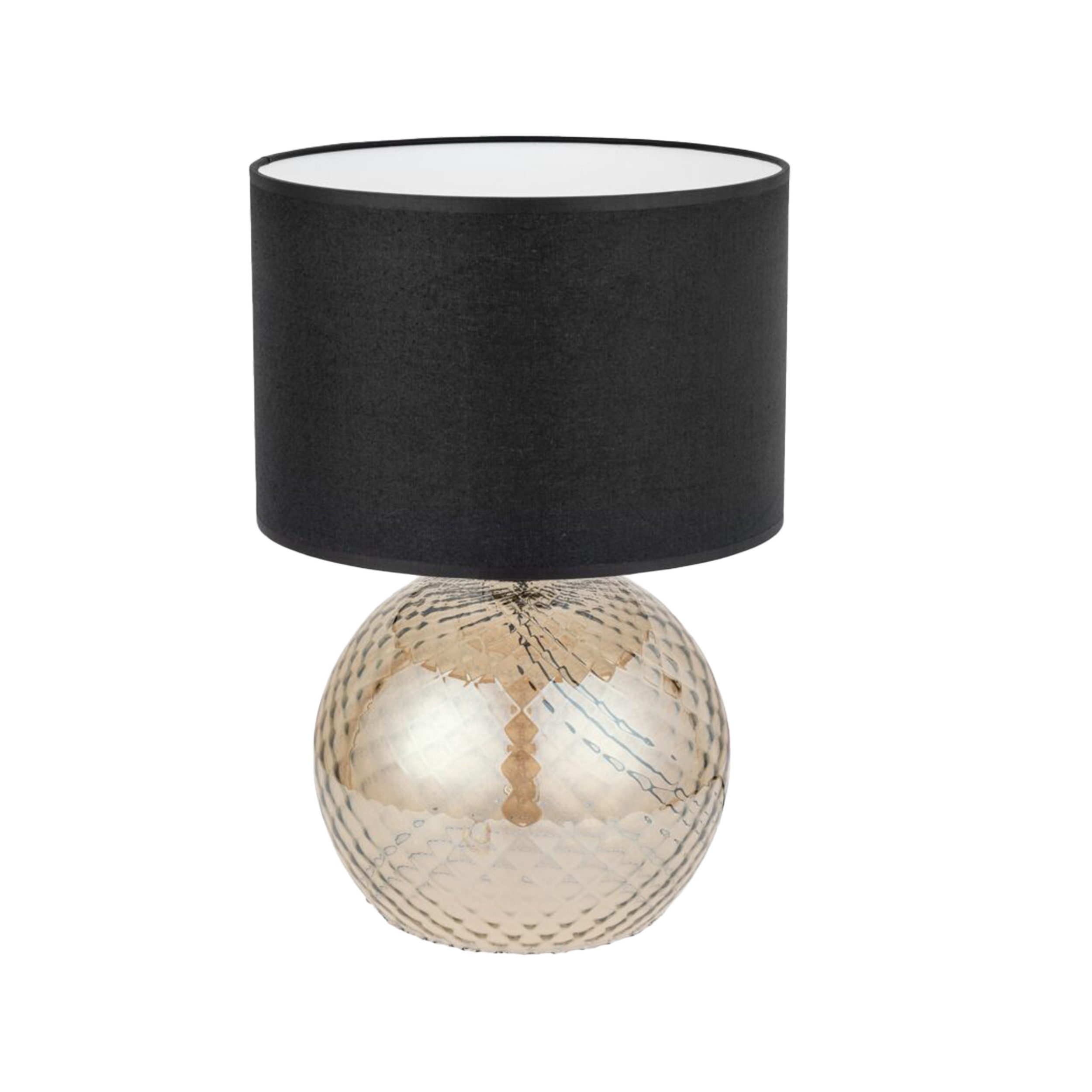 Signature Home Collection Nachttischlampe Glaslampe braun günstig online kaufen