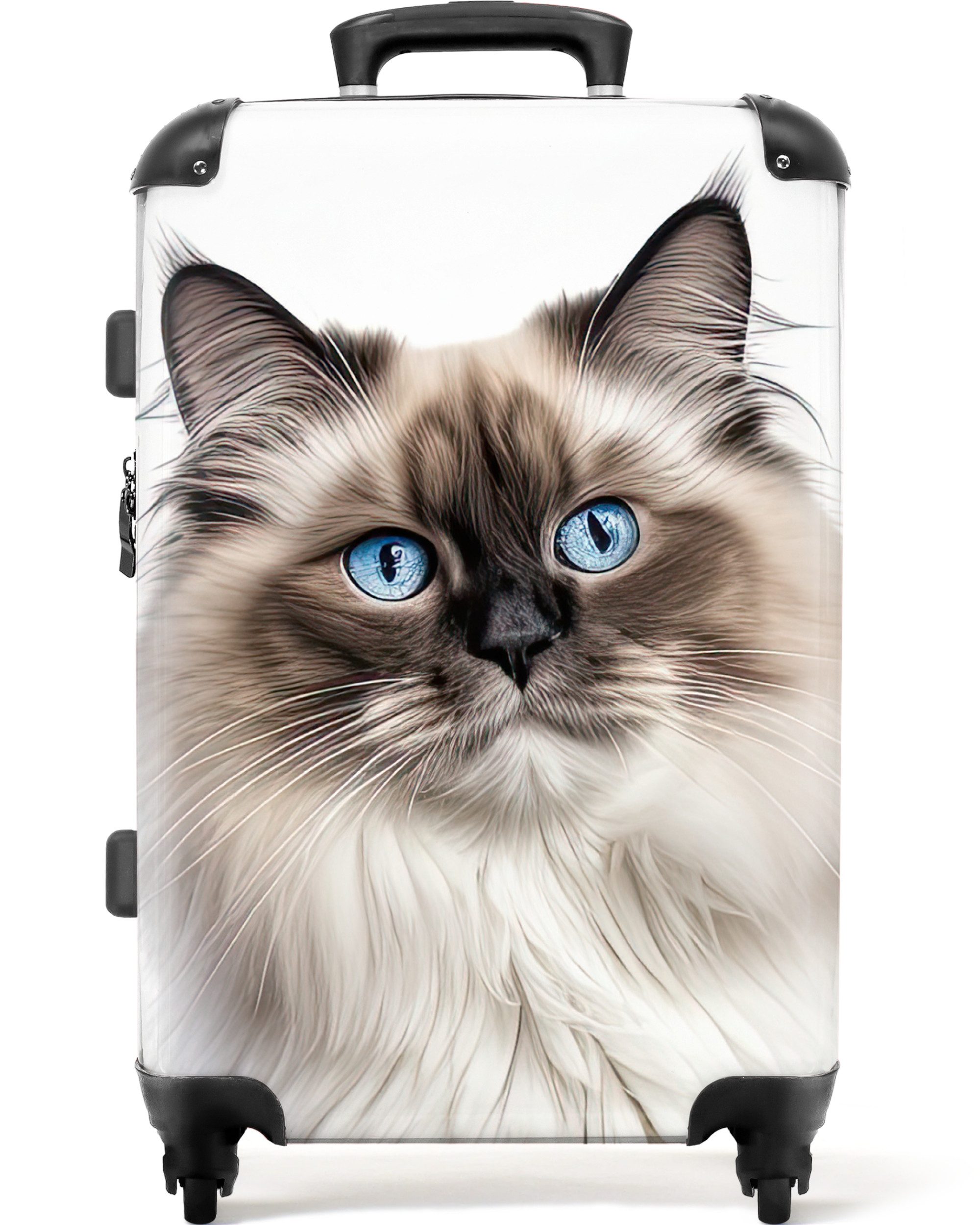 NoBoringSuitcases.com© Hartschalen-Trolley Katze - Haustier - günstig online kaufen