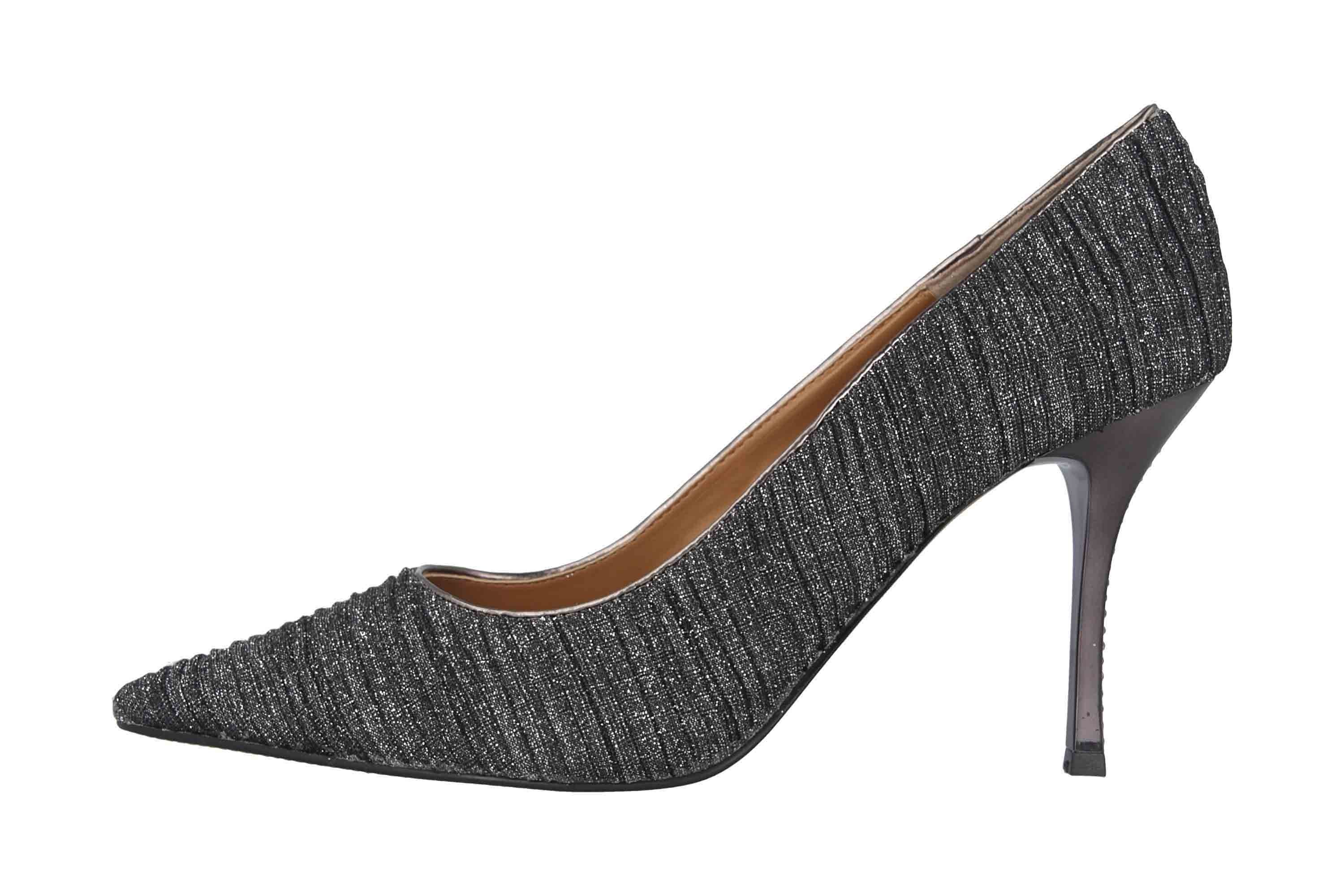 J.Reneé Ginesia Pewter Glitter Pumps