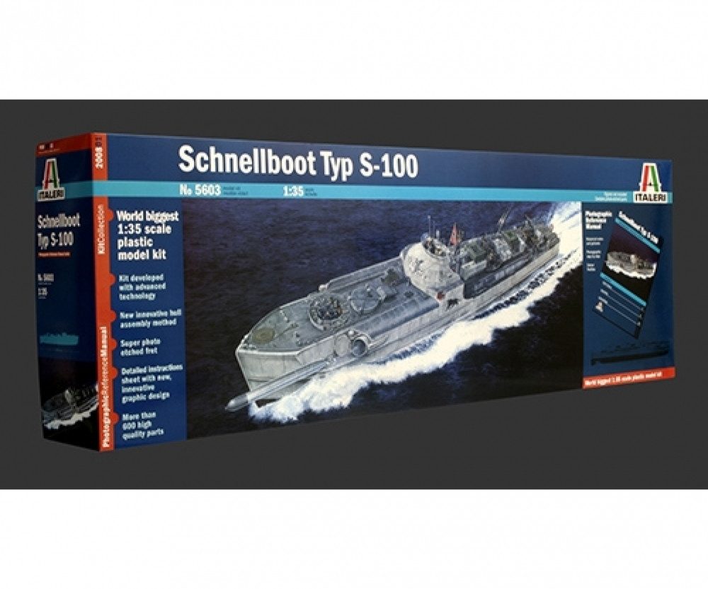 Italeri Modellbausatz Italeri 1:35 Schnellboot Typ S-100 PRM Edition