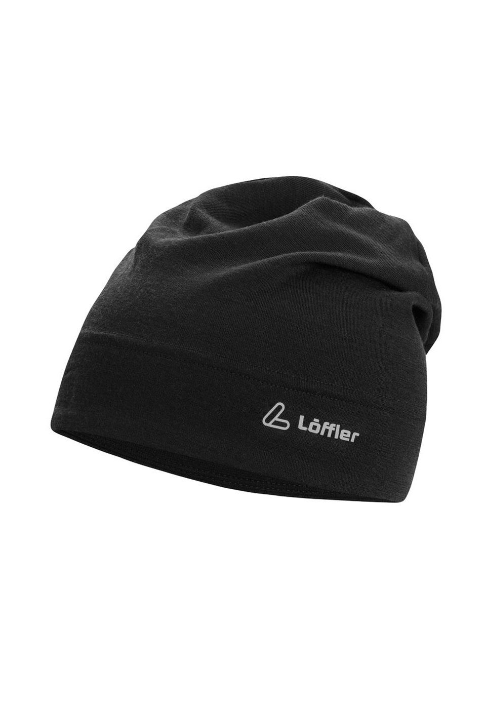 Löffler Fahrradhandschuhe Löffler ARTISTA MERINO WOOL BEANIE Mütze 26091 sch