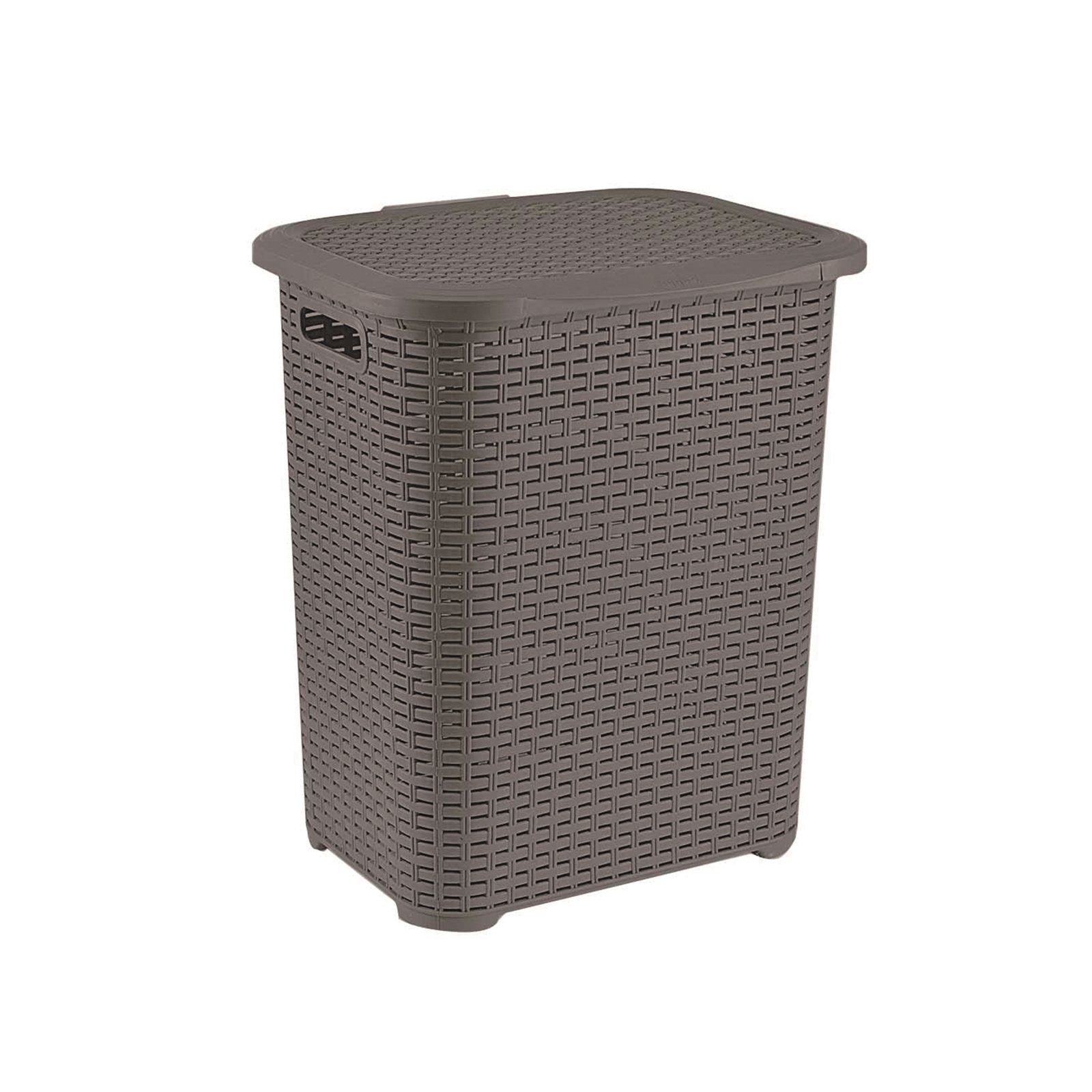 HTI-Living Wäschekorb Wäschetonne Rattan 45 Liter (Stück, 1 St., 1  Wäschetonne mit Deckel), Wäschekorb Wäschesammler