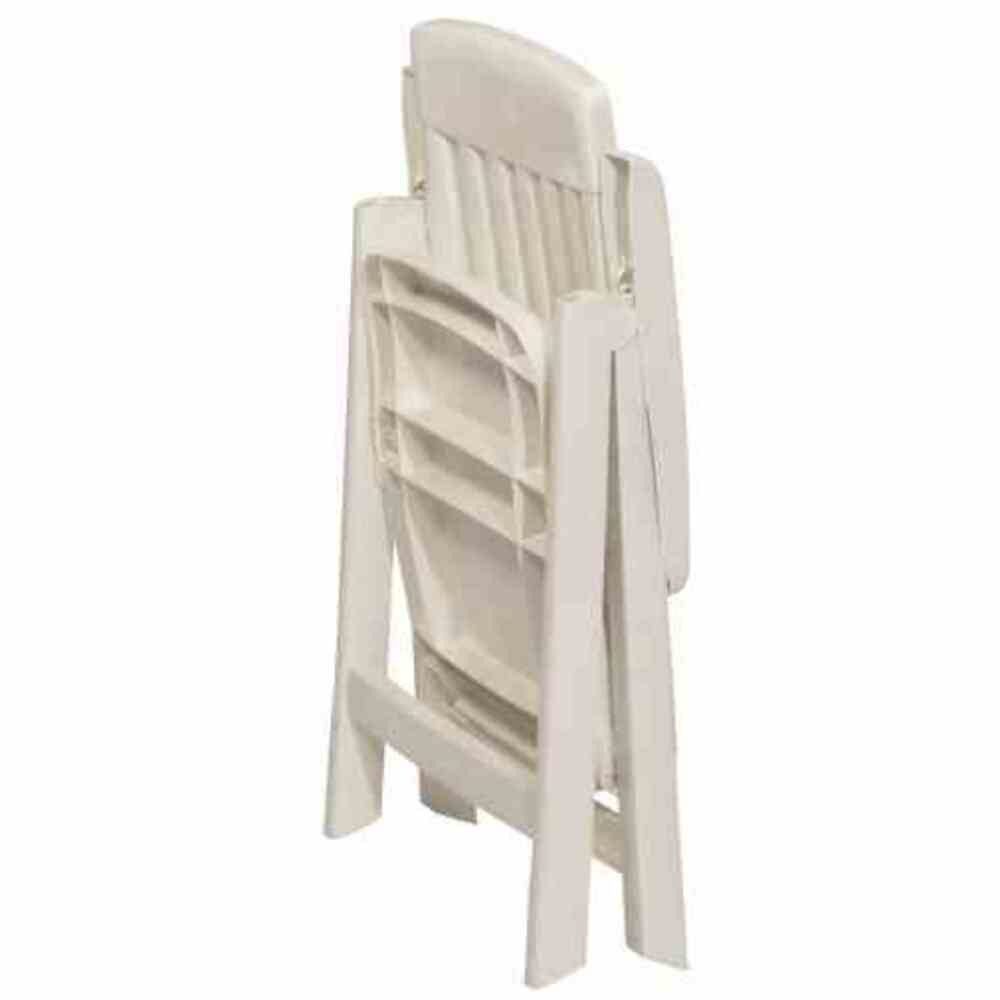 GAUTZSCH Klappstuhl in weiß, Kunststoff - 67x105x62cm (BxHxT)