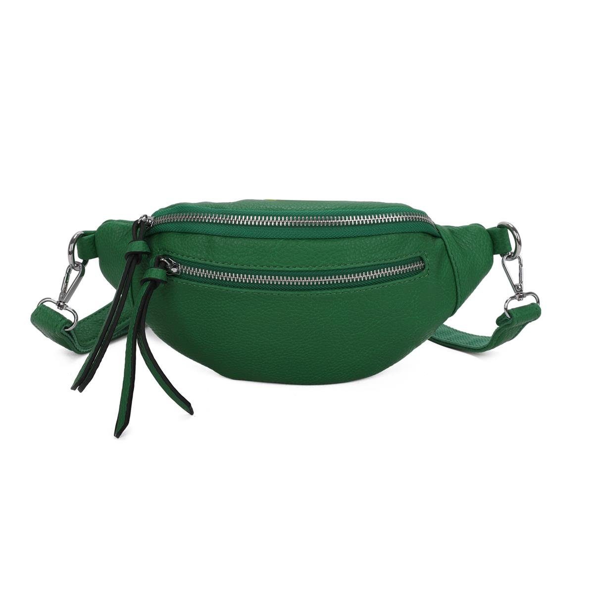 Bauchtasche Damen CrossBody Bag Gürteltasche Hüfttasche Leder