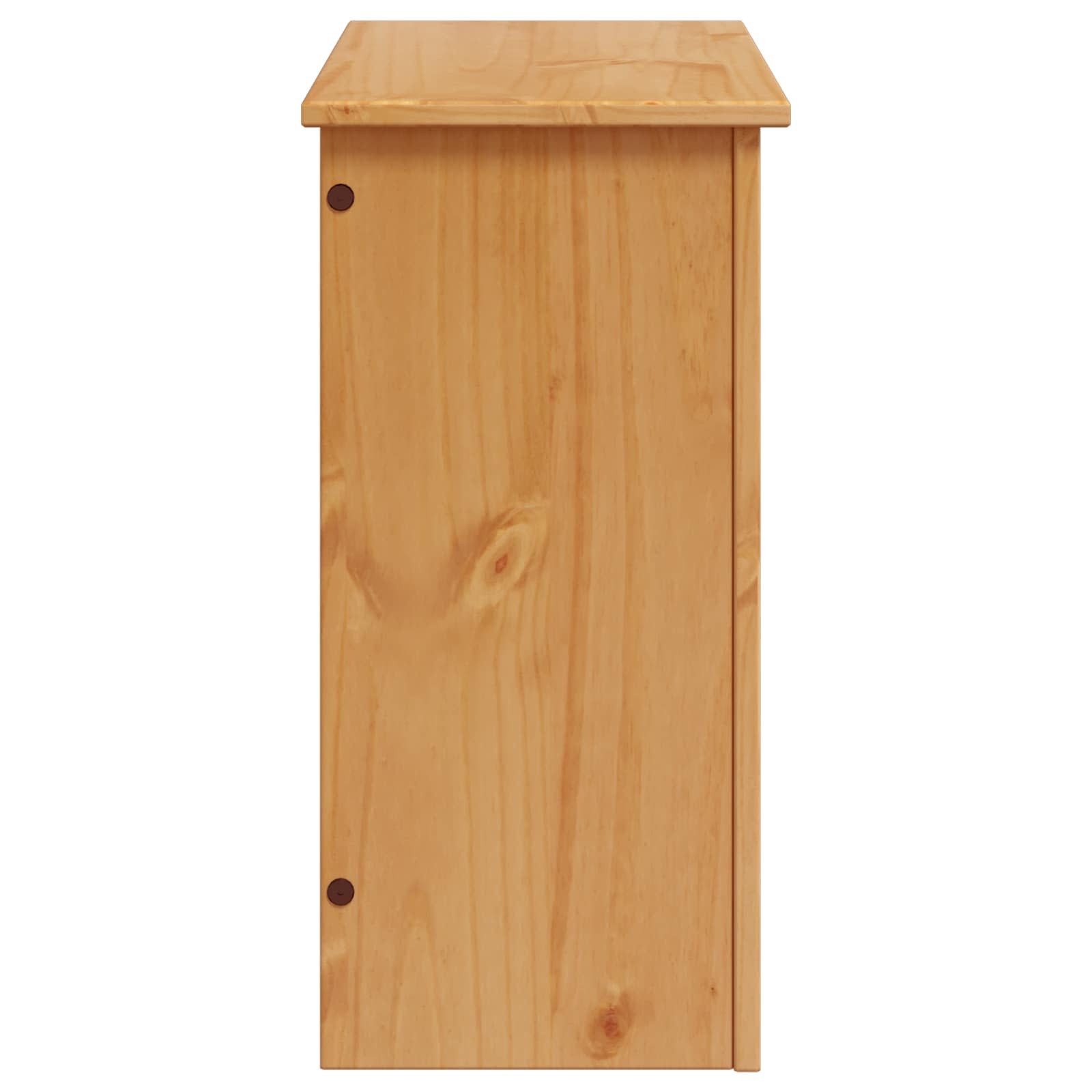 vidaXL Aquariumunterschrank Aquariumständer PANAMA Braun 60 x 30 x 60 cm 150 kg (1-St) – Bild 4 von 5