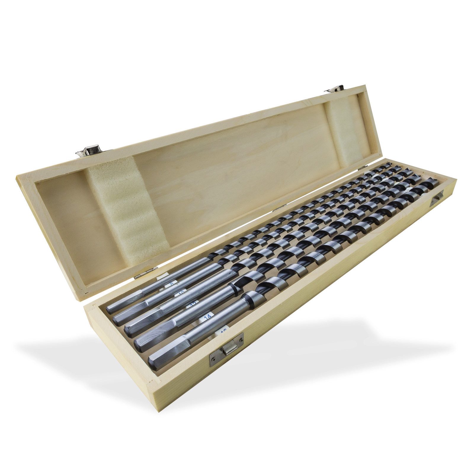DEMA Holzbohrer Holzbohrer/Schlangenbohrer 5tlg. im Holzkasten günstig online kaufen