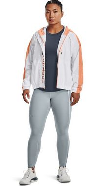 Under Armour® Trainingsjacke UA RUSH Jacke aus Webstoff mit durchgehendem Zip