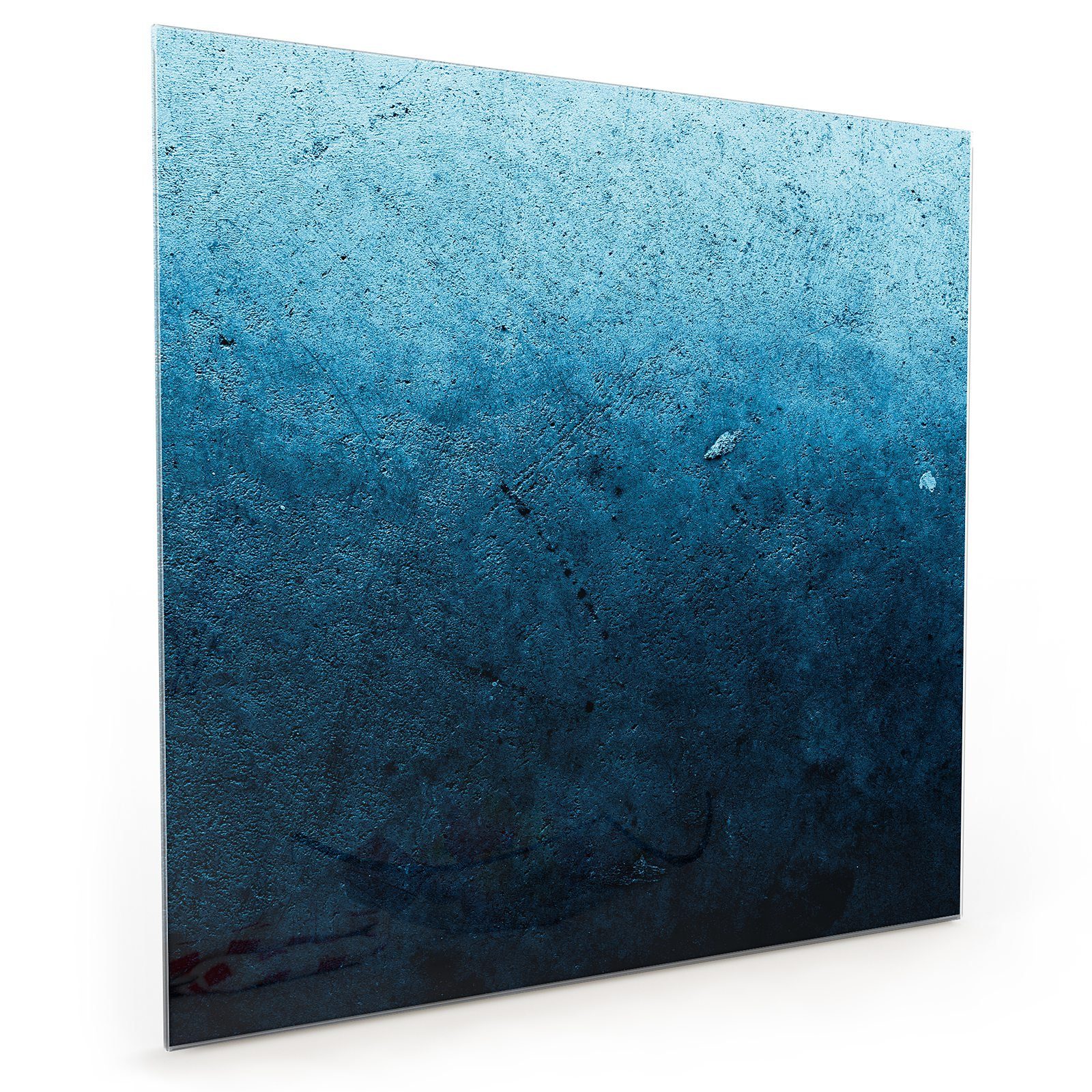 Grunge Motiv Primedeco Spritzschutz Wand Küchenrückwand mit Glas Küchenrückwand Blaue