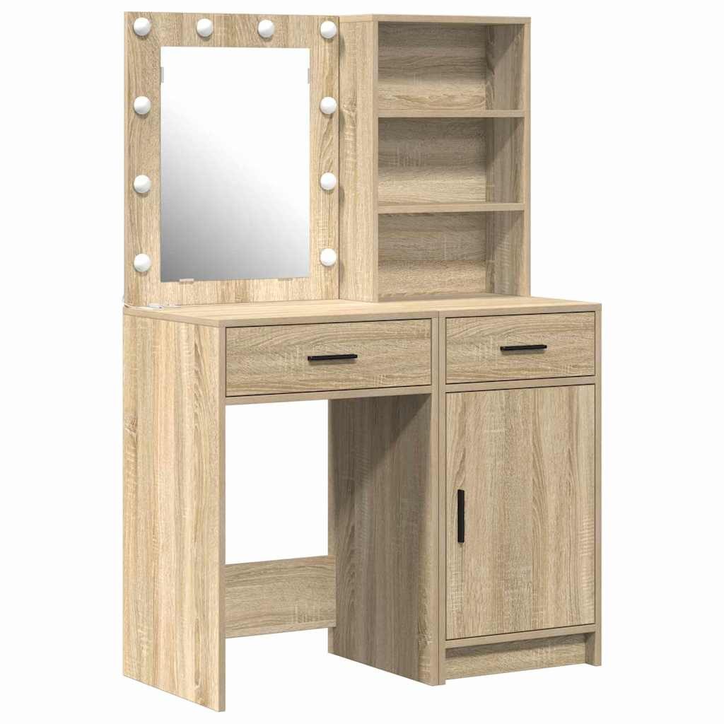 vidaXL Schminktisch Schminktisch Set mit Regal günstig online kaufen