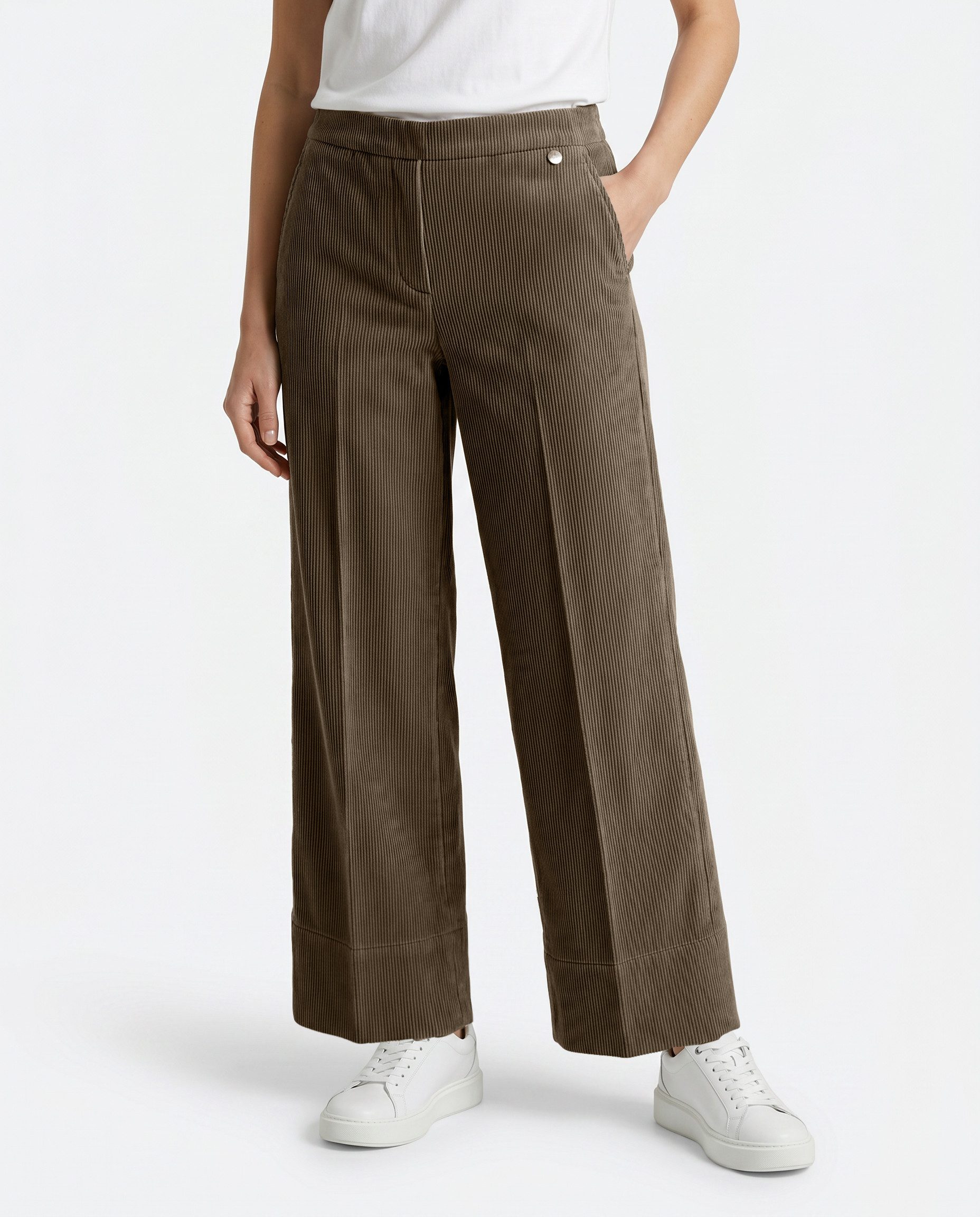 Stehmann 7/8-Hose Fabienne3-700 Weite Cordhose mit elastischem Bund