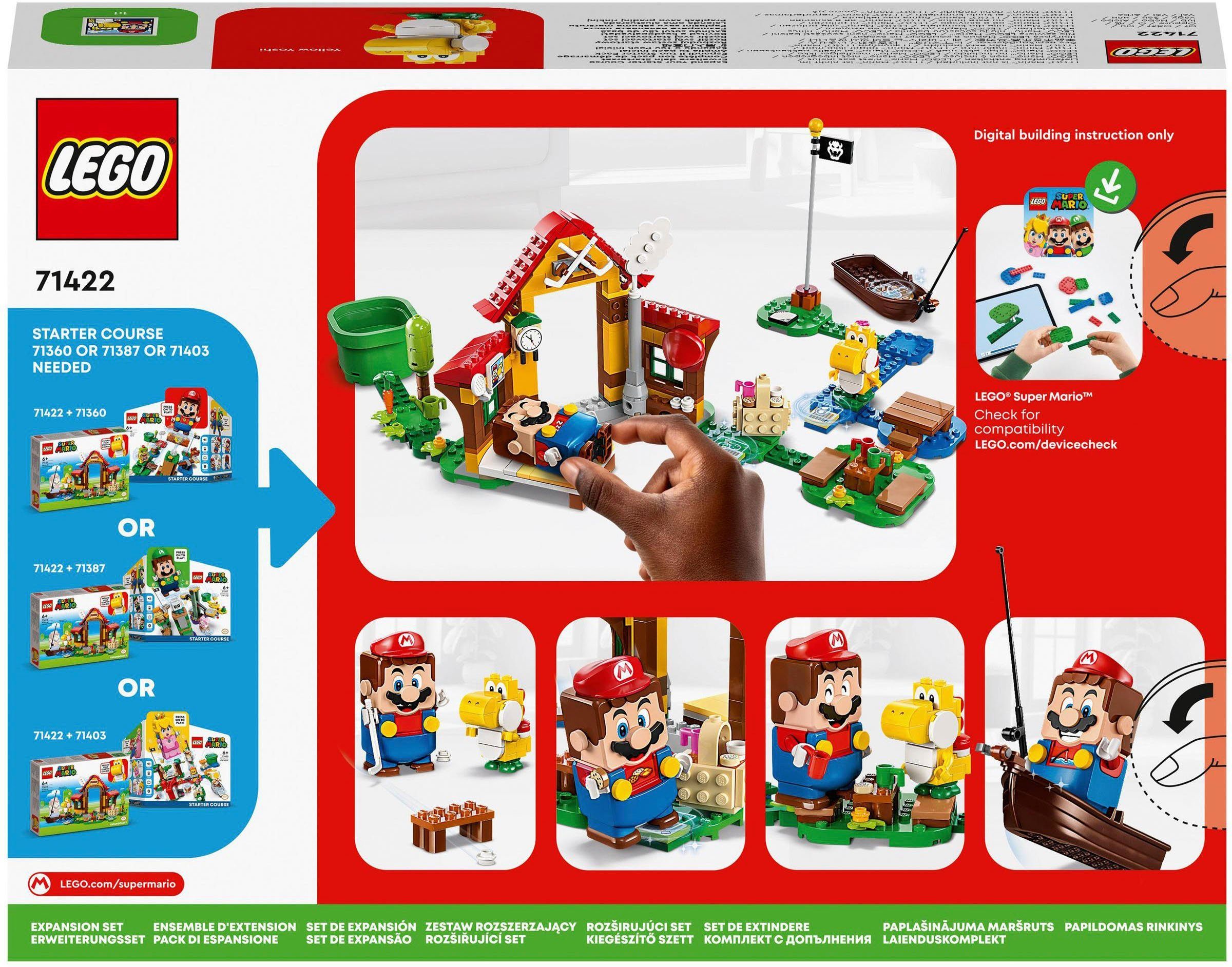 LEGO® Konstruktionsspielsteine – Erweiterungsset LEGO® Picknick in Super Europe bei Mario Mario, Made St), (259 (71422)
