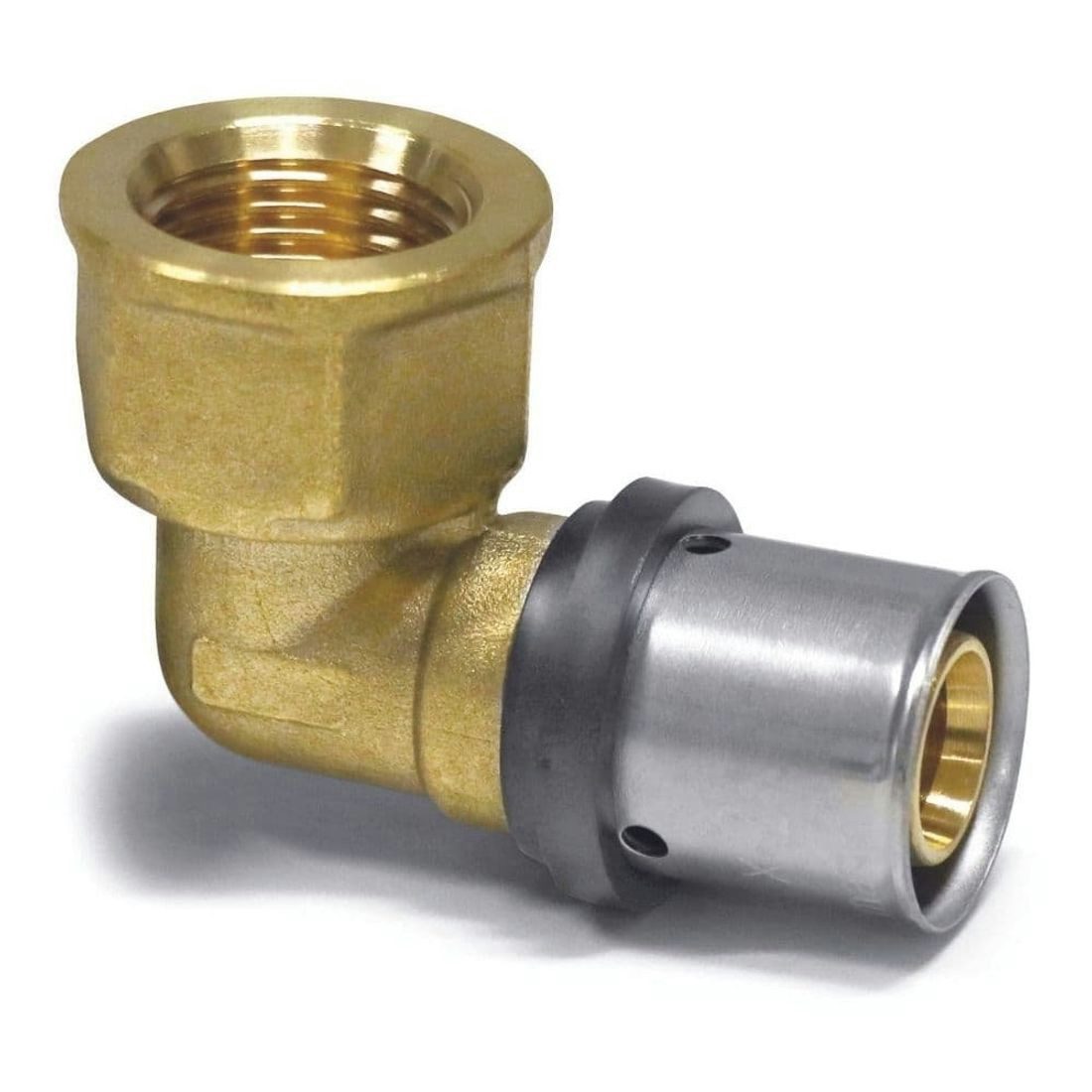 Boni-Shop Winkelverbinder Pressfitting Übergangswinkel 16 x 2 - 3/4" IG