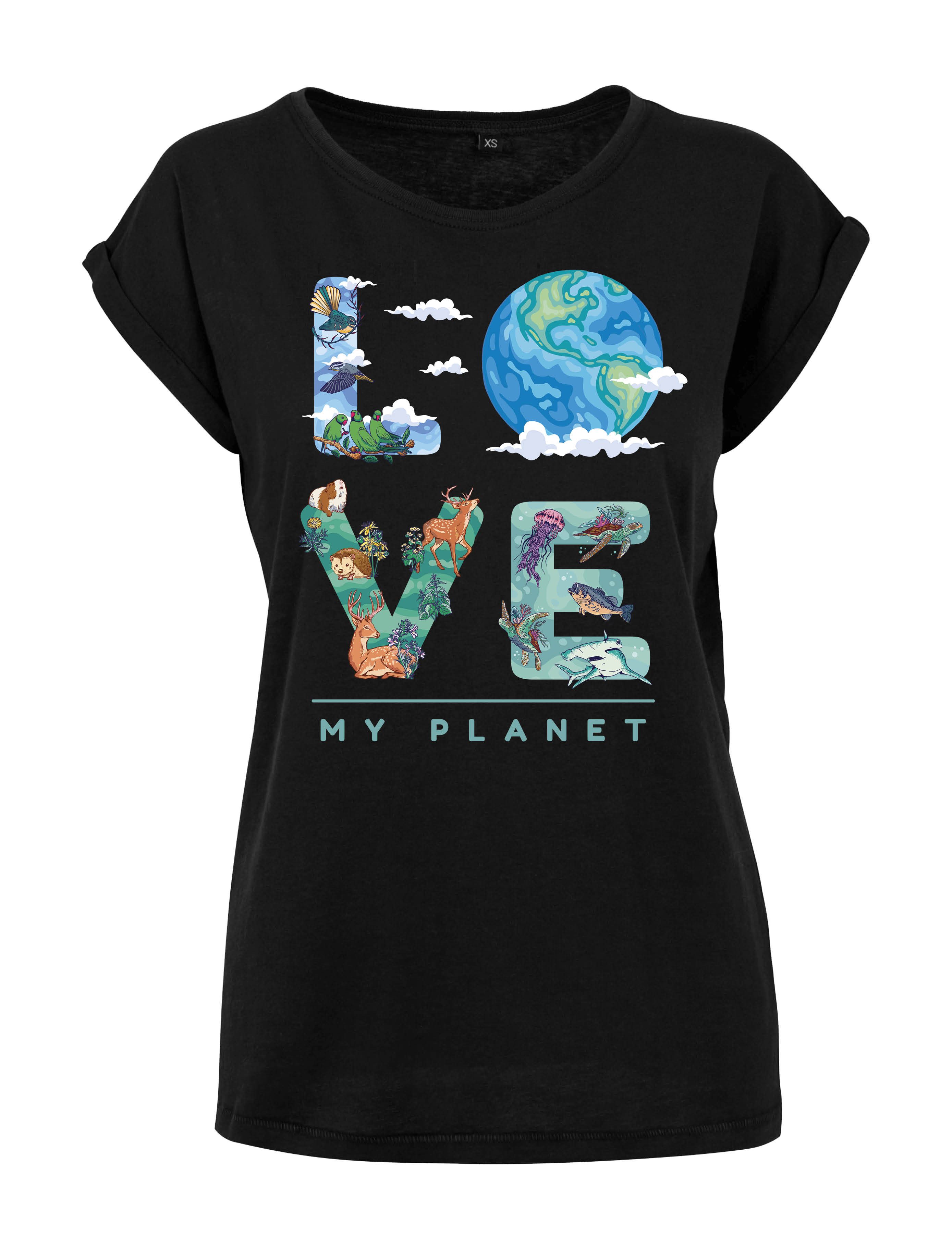 Youth Designz Print-Shirt "LOVE MY PLANET" günstig online kaufen