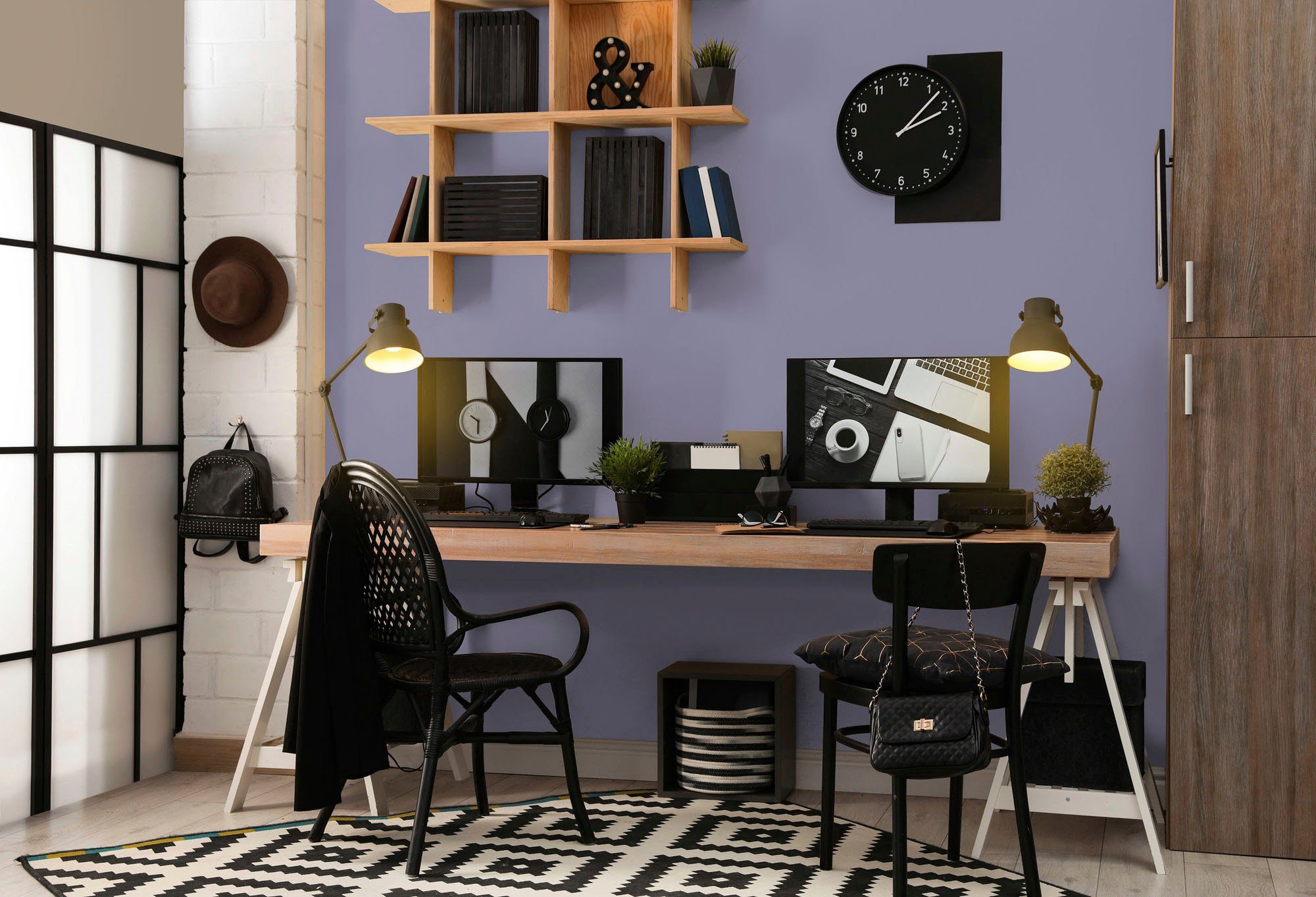 A.S. Création Wandfarbe Küche, simple Wohnzimmer, Tuchmatt ideal Innenwandfarbe Schlafzimmer, und Flur Violett simple Premium mauve Farbwelt PURO c2004 für mauve