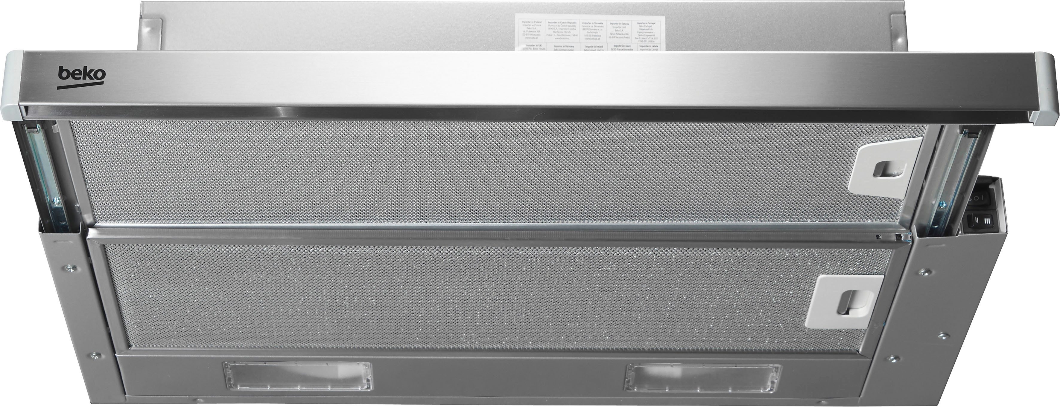 BEKO Unterbauhaube HNT61311XH Metallfettfilter – Fettpartikel zuverlässig auffangen