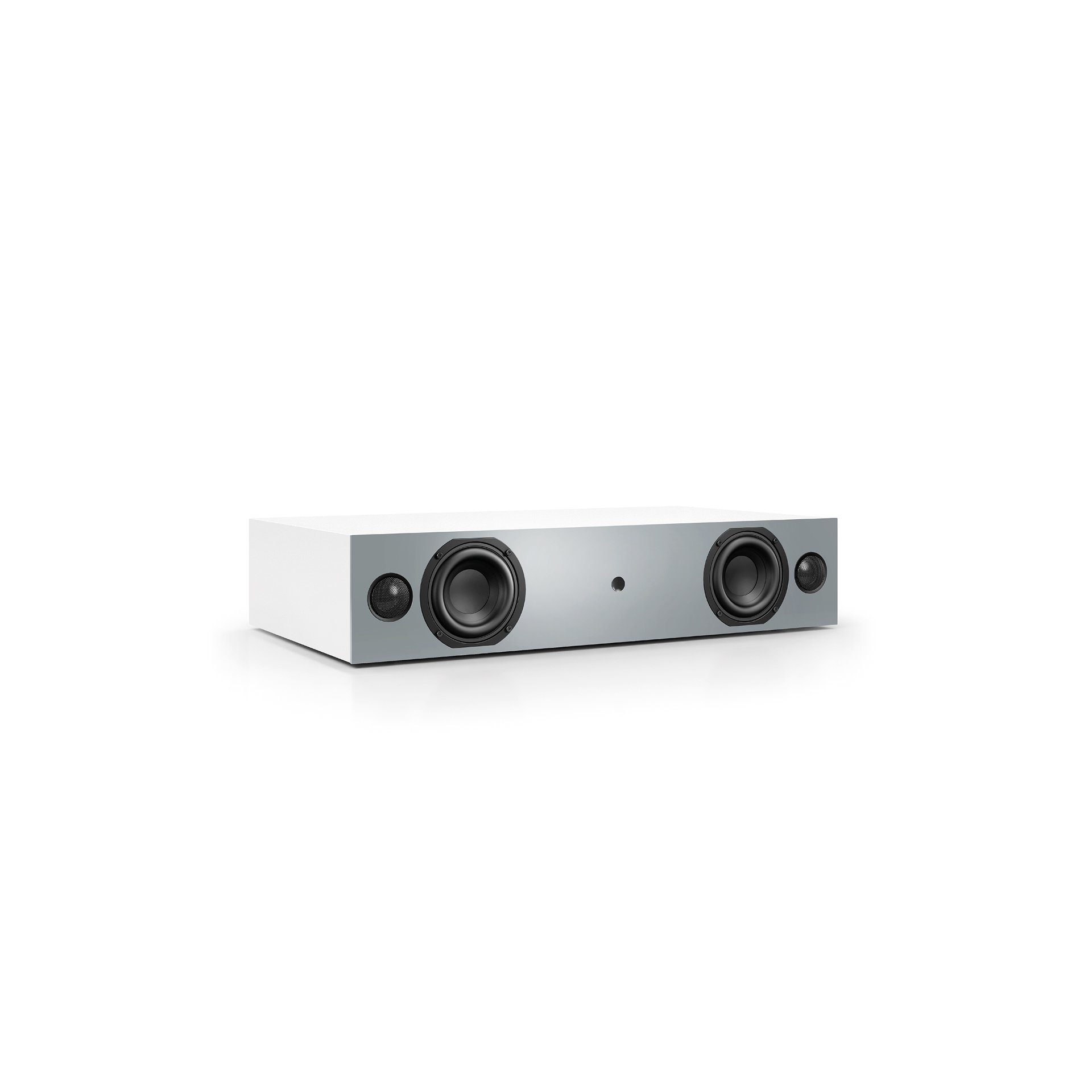 Nubert mit Soundbar Grauer Front W) (160 nuBox-AS-225 Weiß