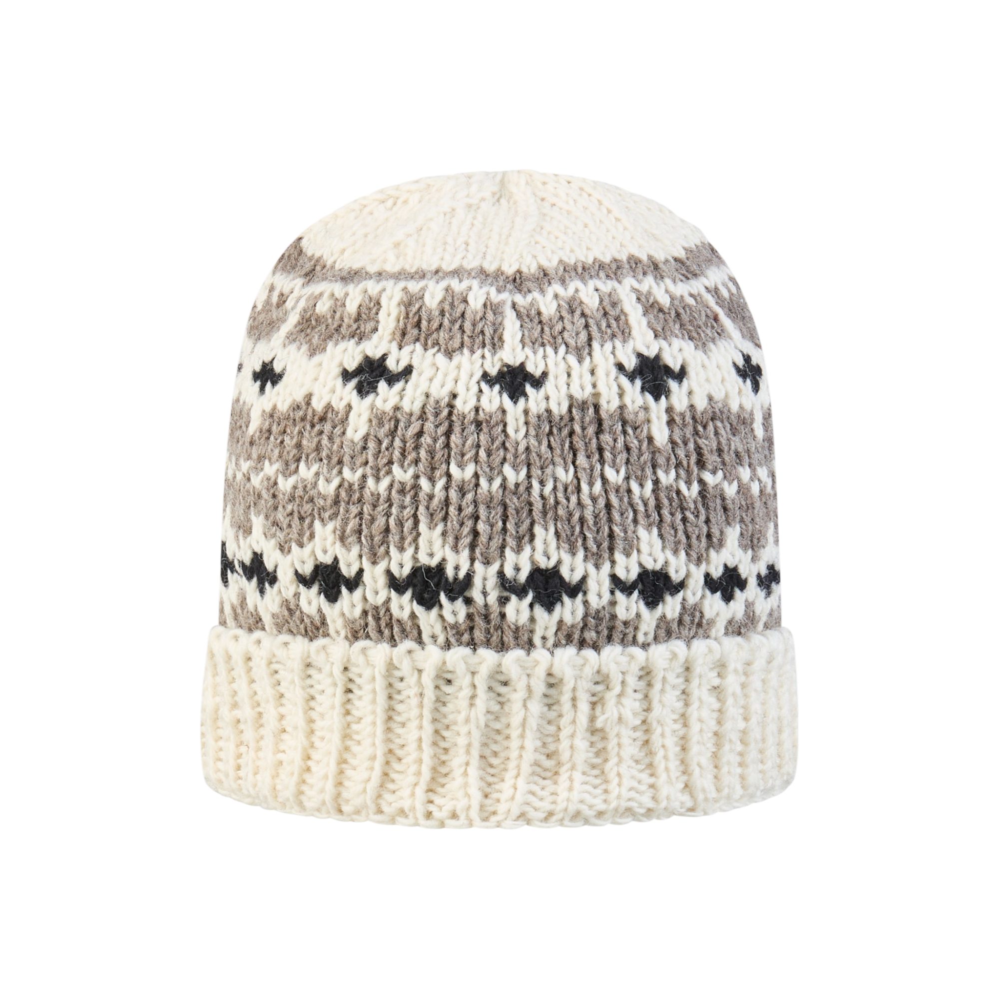 THC Natural Line Strickmütze THC Schafwoll Rollcap 507 (1 Stück, 1-St., 1 Stück) gefüttert