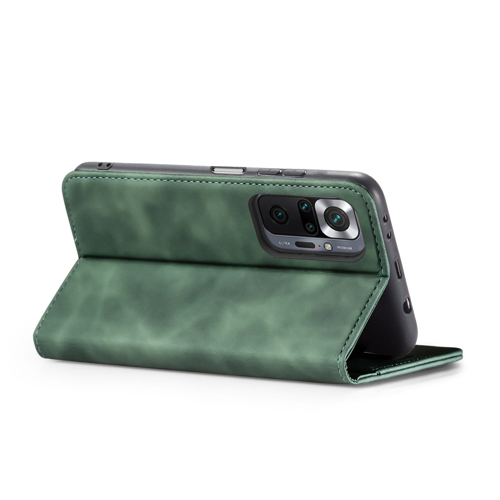 Tec-Expert Handyhülle Tasche Hülle für Xiaomi Redmi Note 10 Pro 6.67 Zoll, 6.67, Cover Klapphülle Case mit Kartenfach Fliphülle aufstellbar