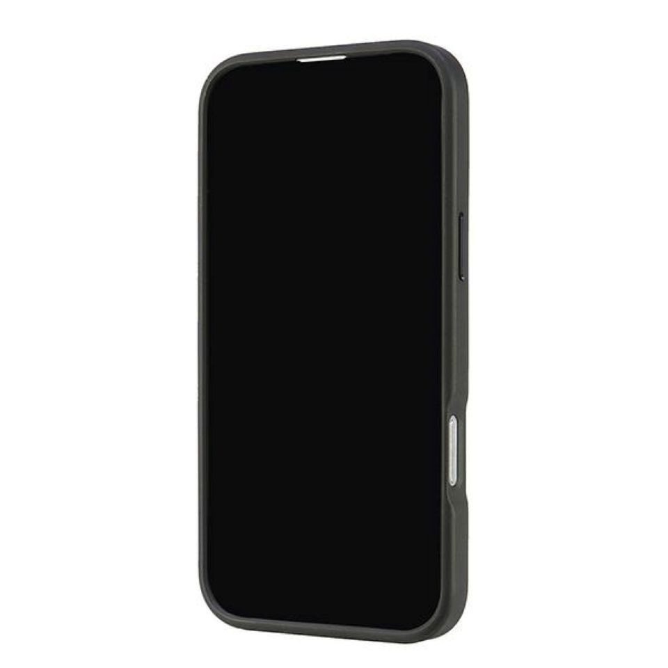 Audi Handyhülle iPhone 16 Pro Max Echtleder MagSafe schwarz rot Logo